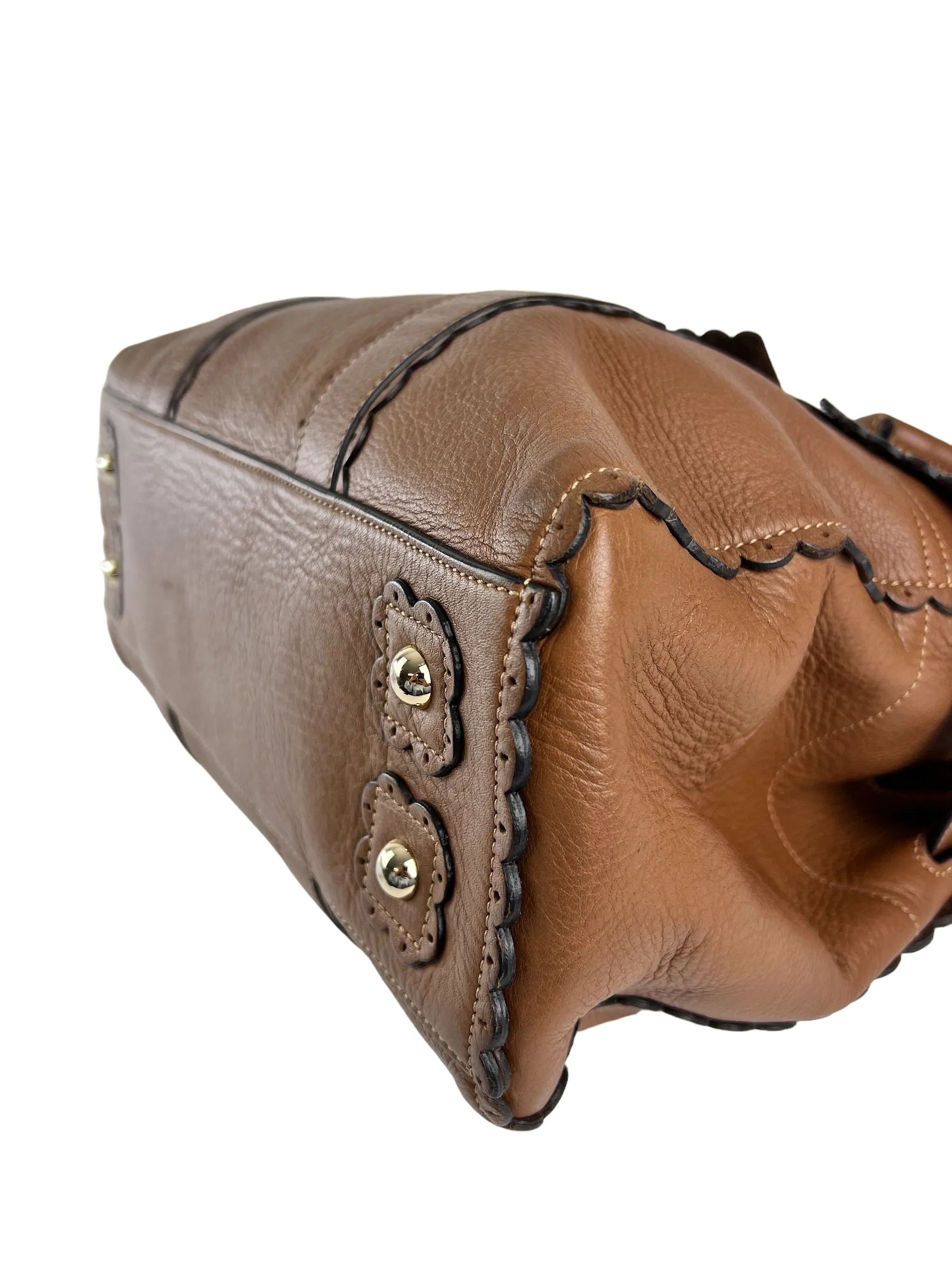 Mulberry Caramel Brown Leather Bayswater Tote