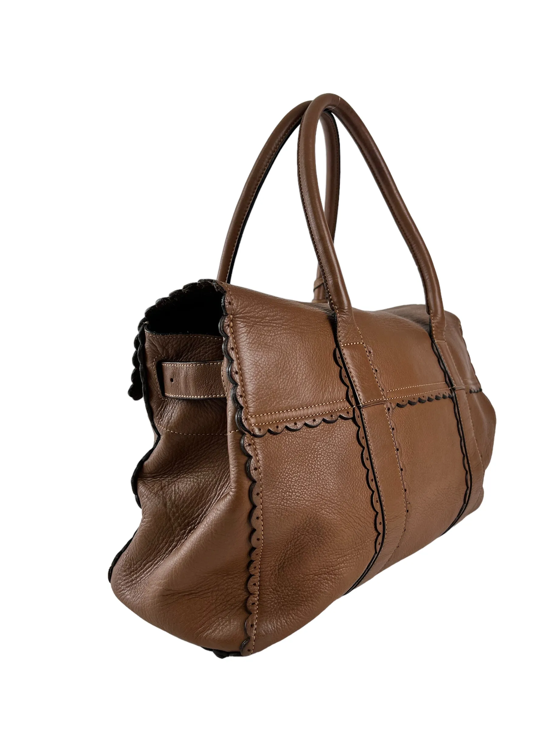 Mulberry Caramel Brown Leather Bayswater Tote