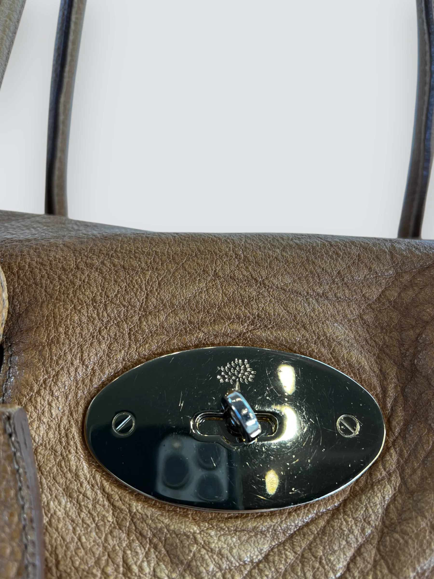 Mulberry Light Tan Leather Bayswater Tote