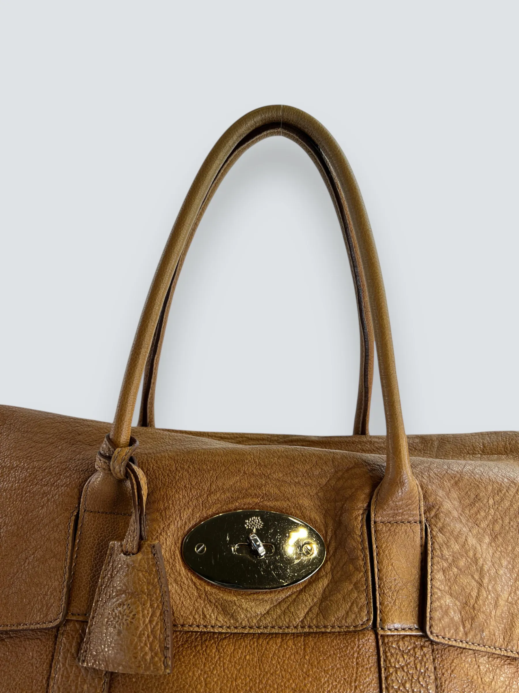 Mulberry Light Tan Leather Bayswater Tote