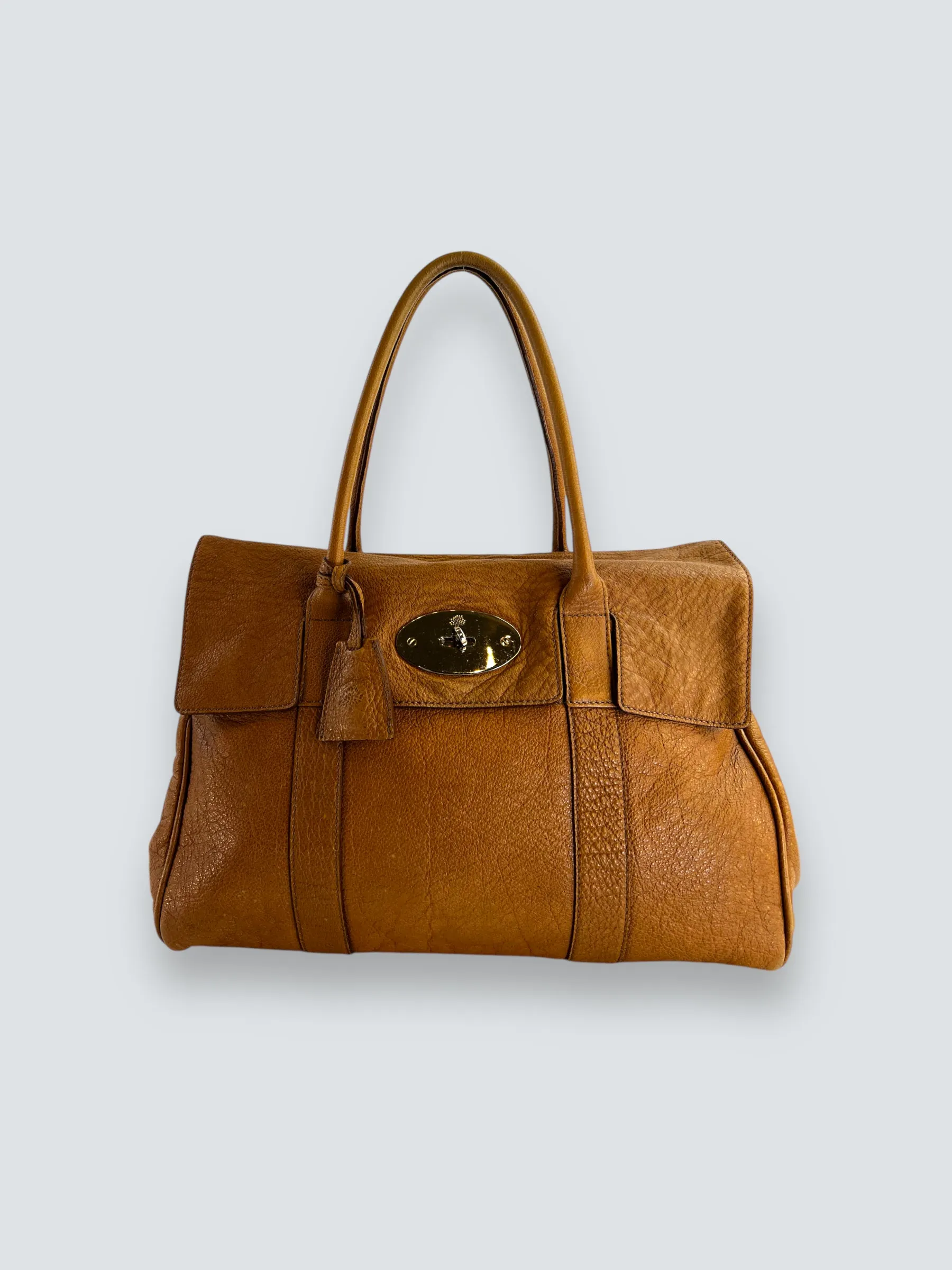 Mulberry Light Tan Leather Bayswater Tote