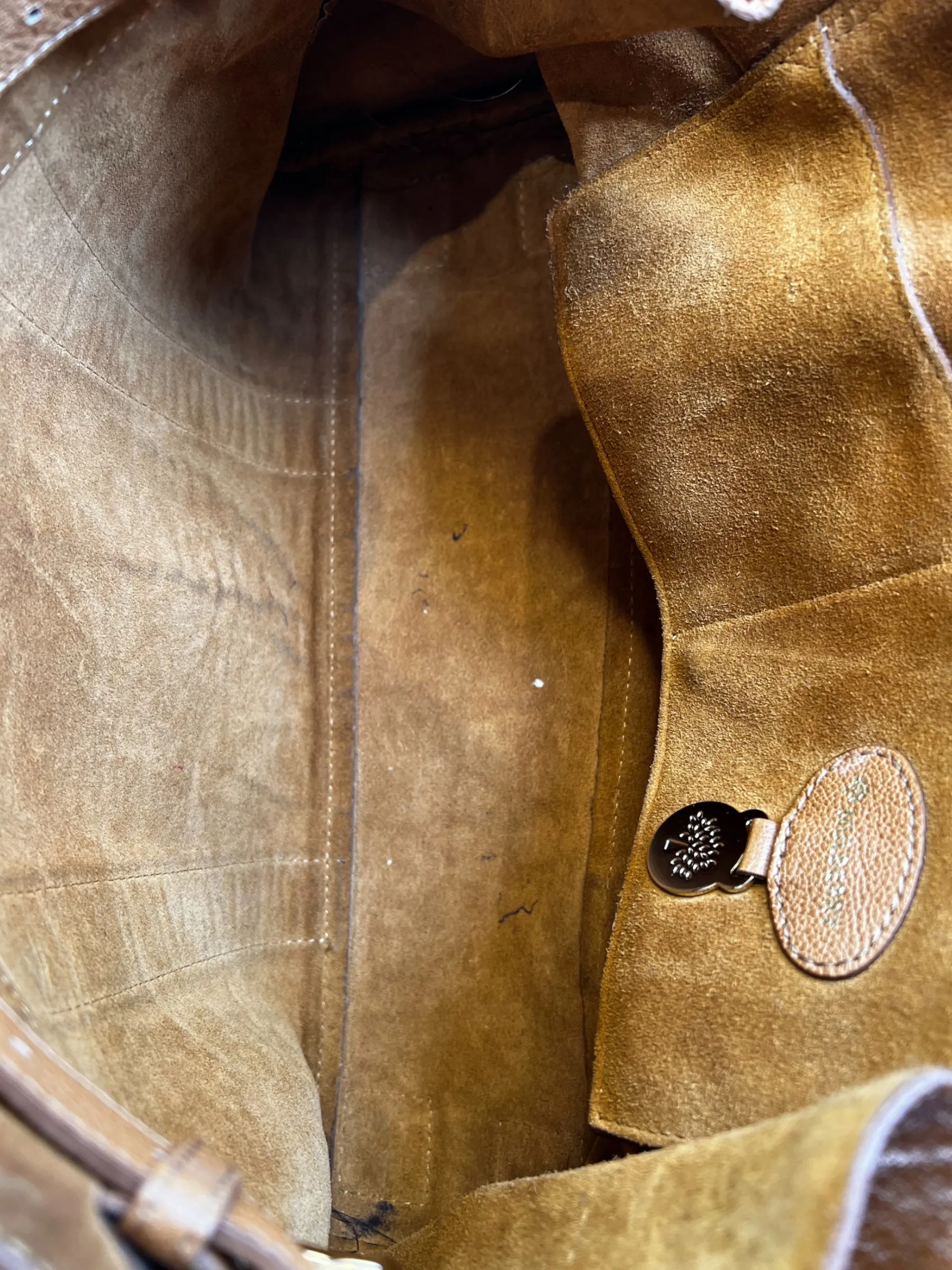 Mulberry Light Tan Leather Bayswater Tote
