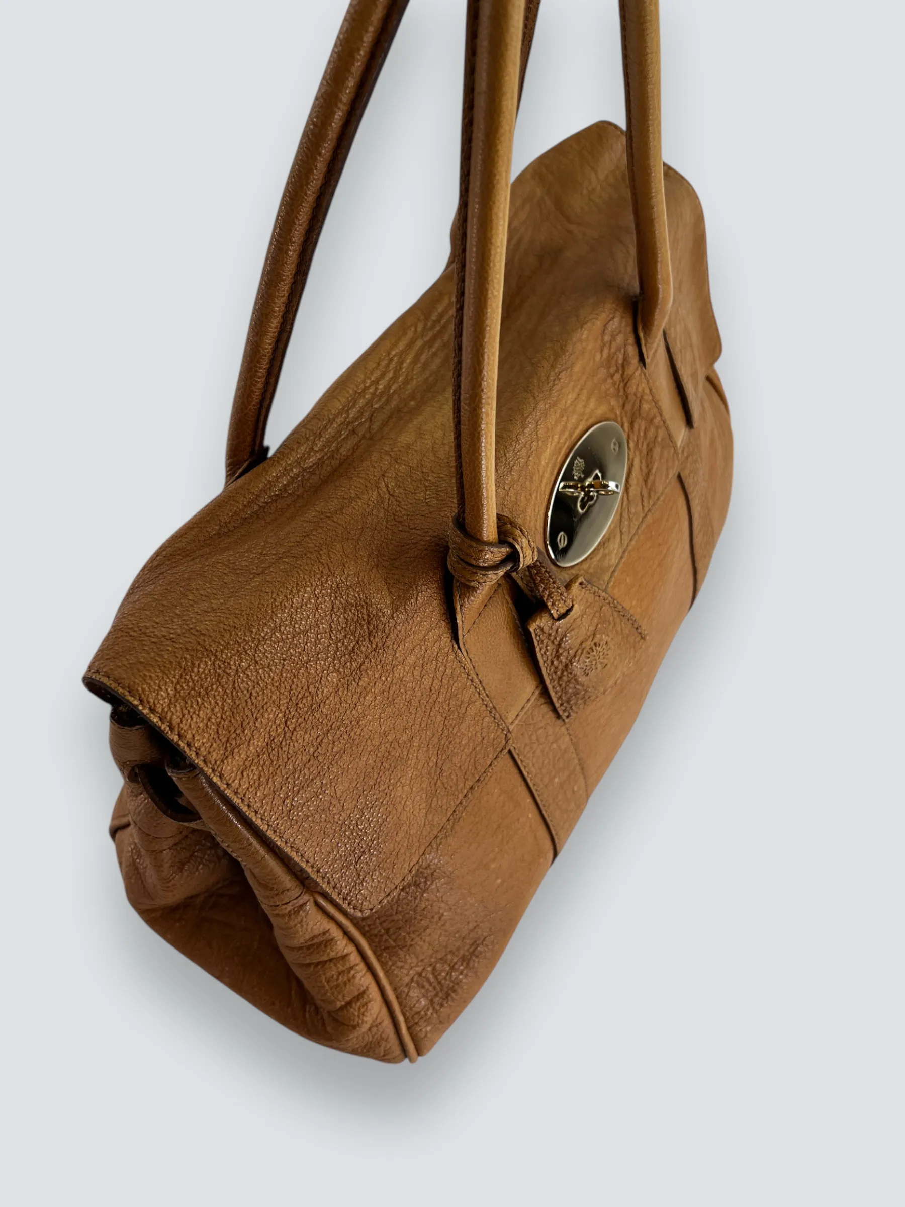 Mulberry Light Tan Leather Bayswater Tote