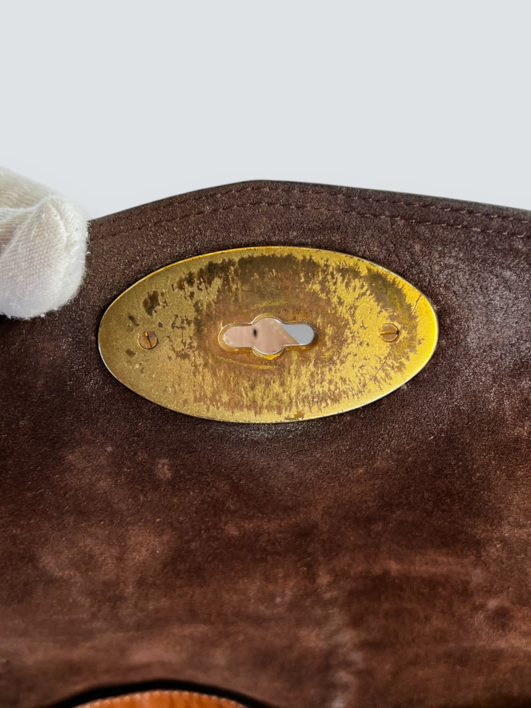 Mulberry Tan Leather Alexa Satchel
