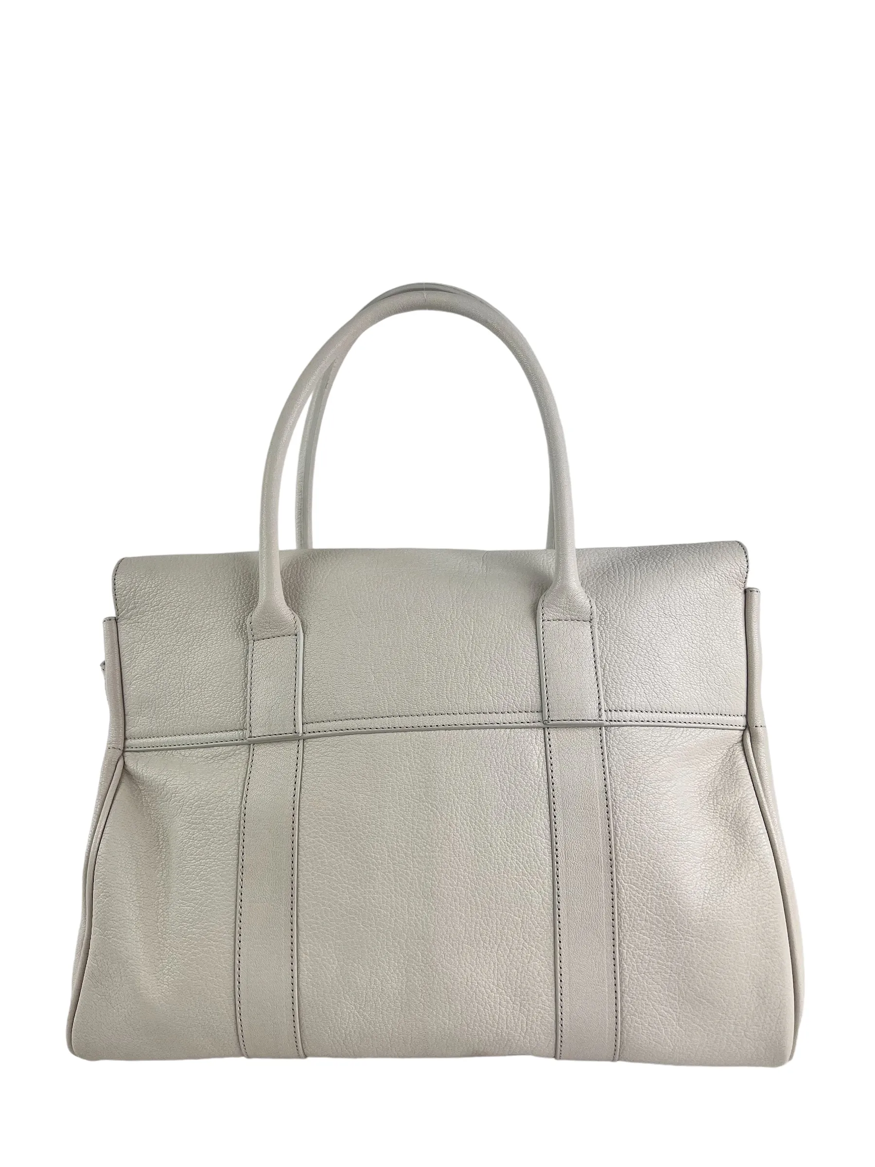 Mulberry White Leather Bayswater Tote