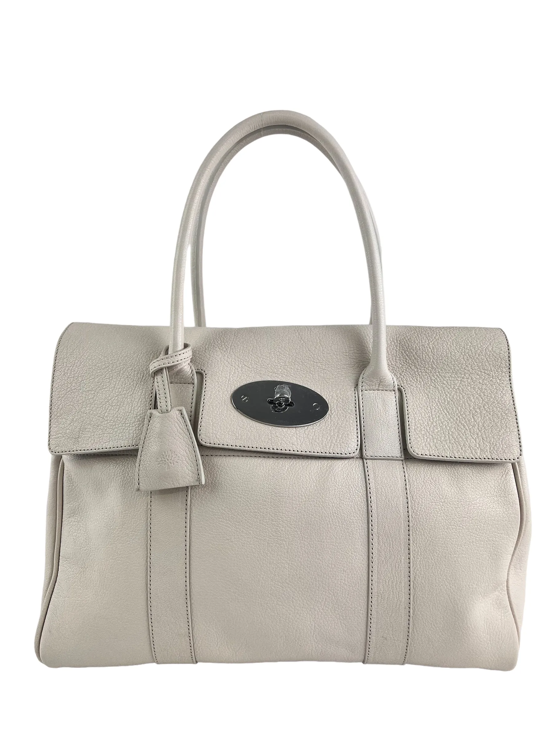Mulberry White Leather Bayswater Tote