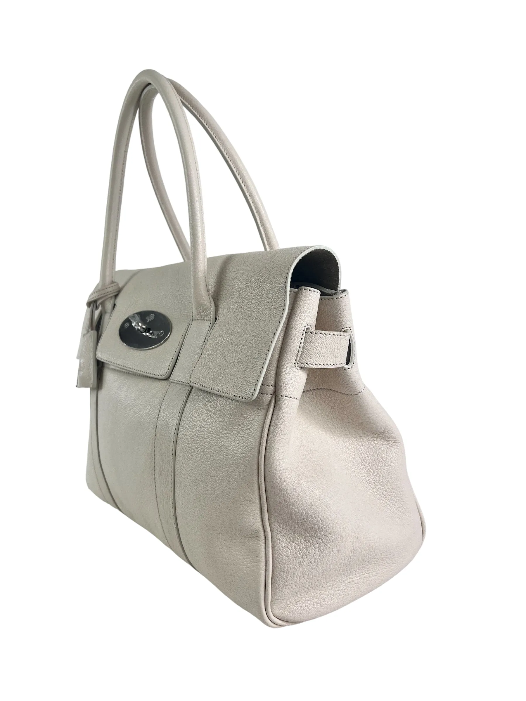 Mulberry White Leather Bayswater Tote