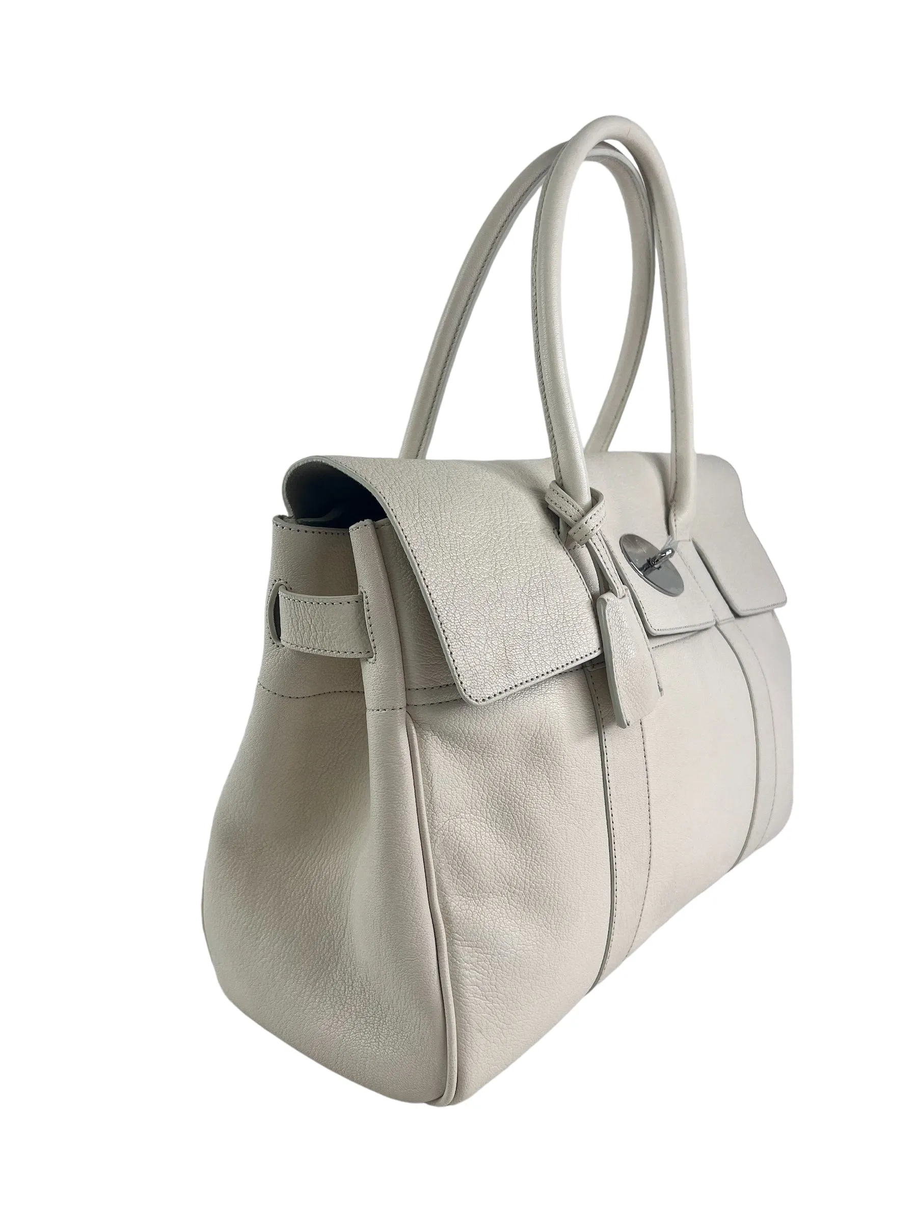 Mulberry White Leather Bayswater Tote