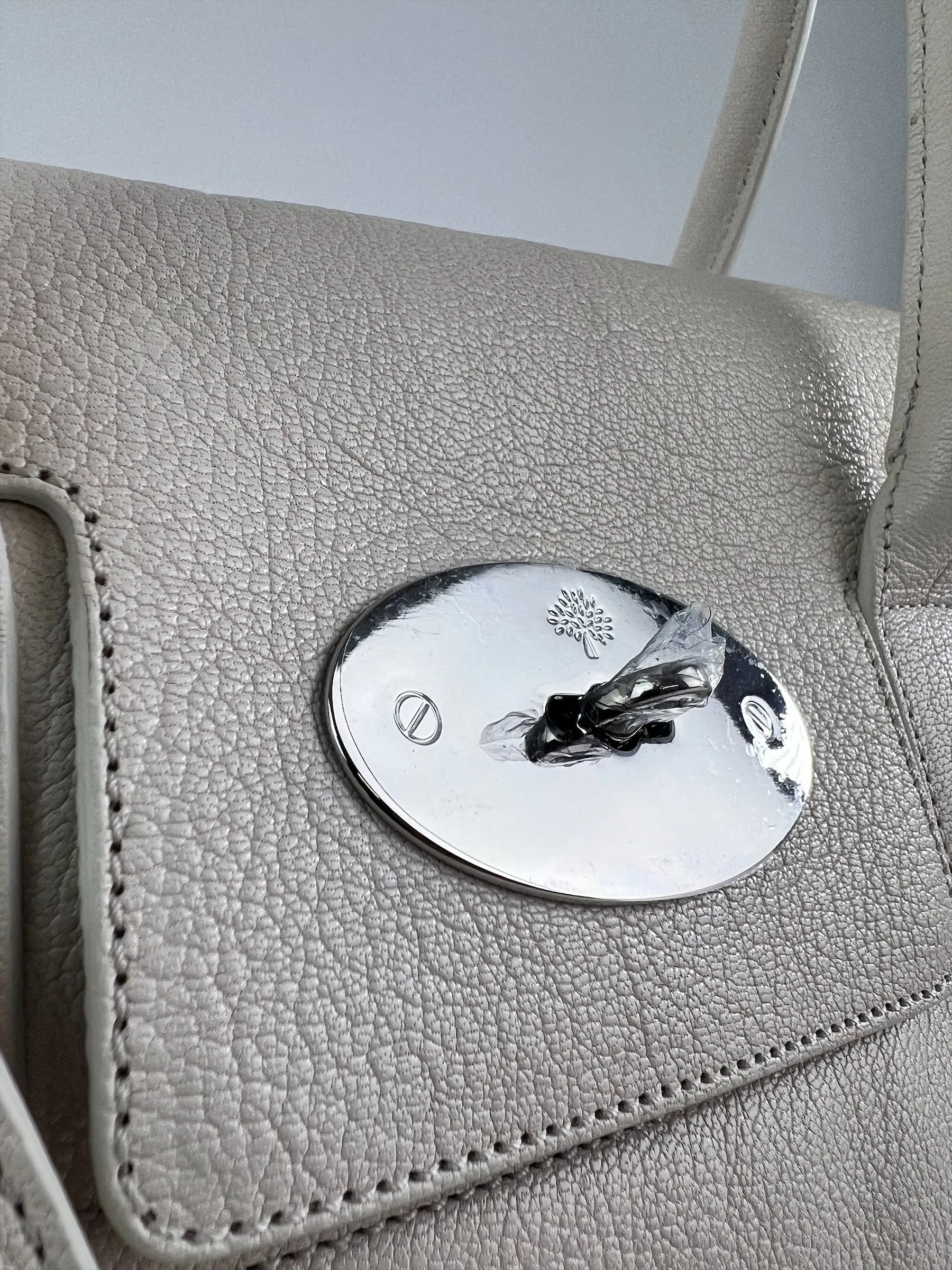 Mulberry White Leather Bayswater Tote