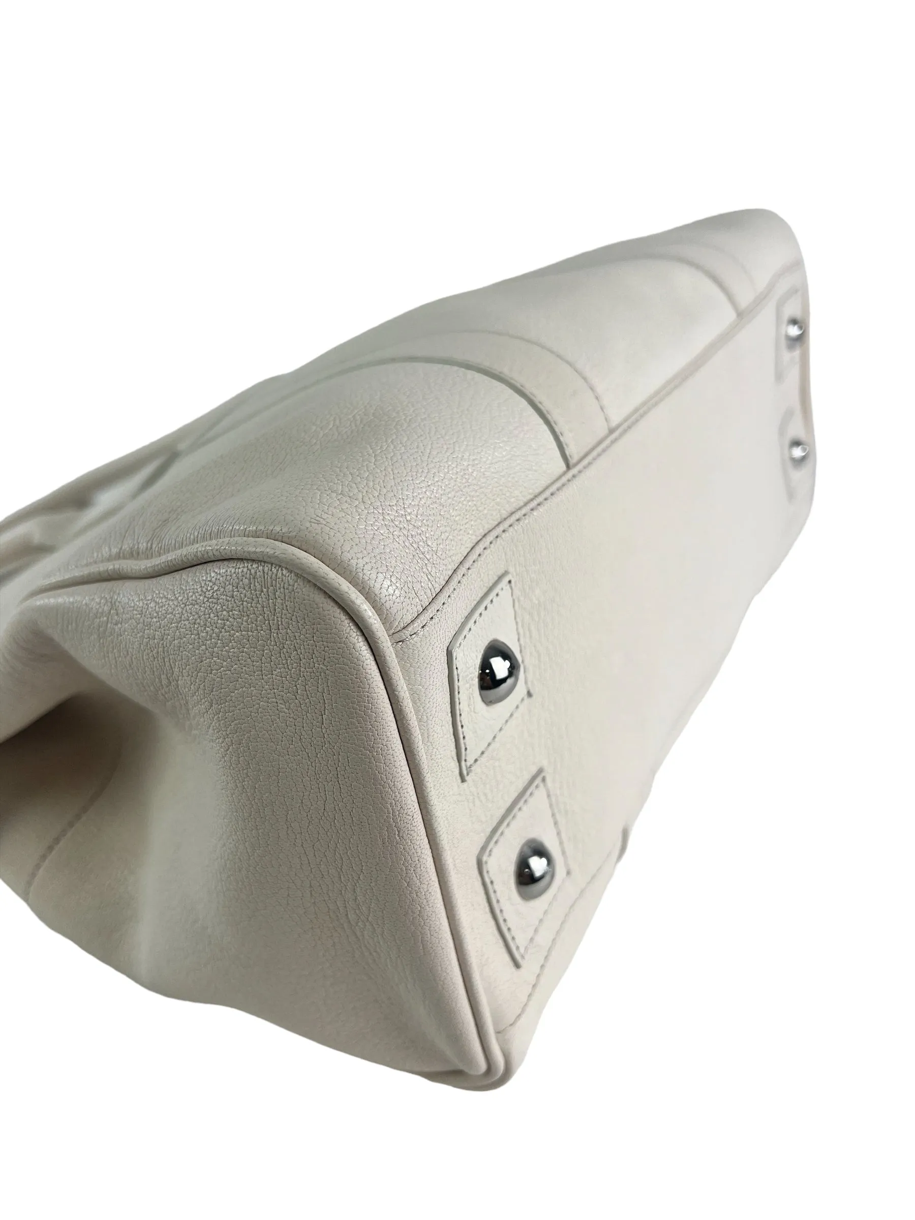 Mulberry White Leather Bayswater Tote