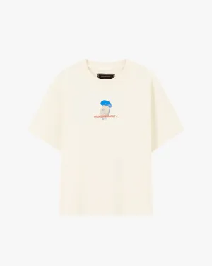 Mushroom Tee Soft Yellow