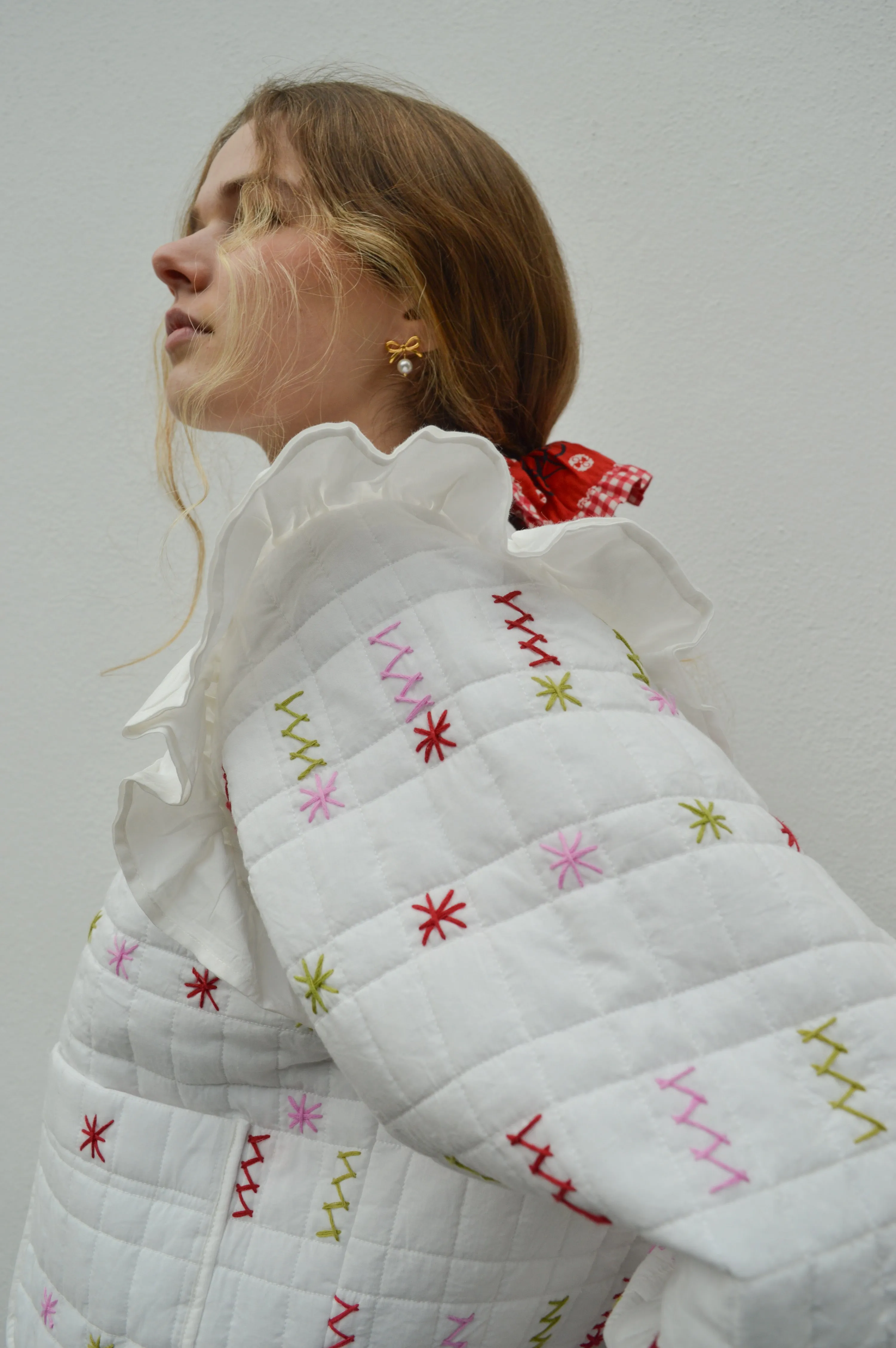 Noella Skye Ivory Embroidered Jacket