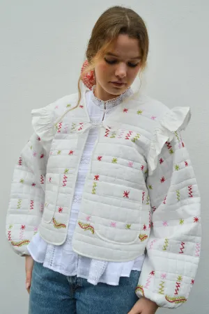 Noella Skye Ivory Embroidered Jacket