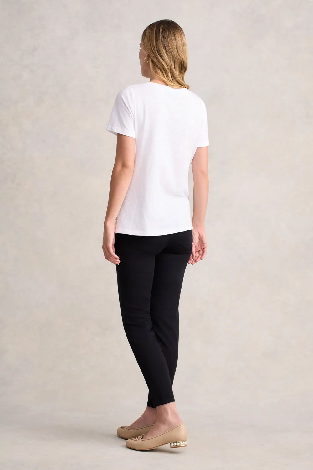 Organic Cotton Slub T-Shirt - White