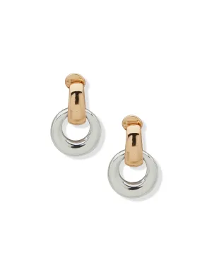 Oval Link Clip Earring