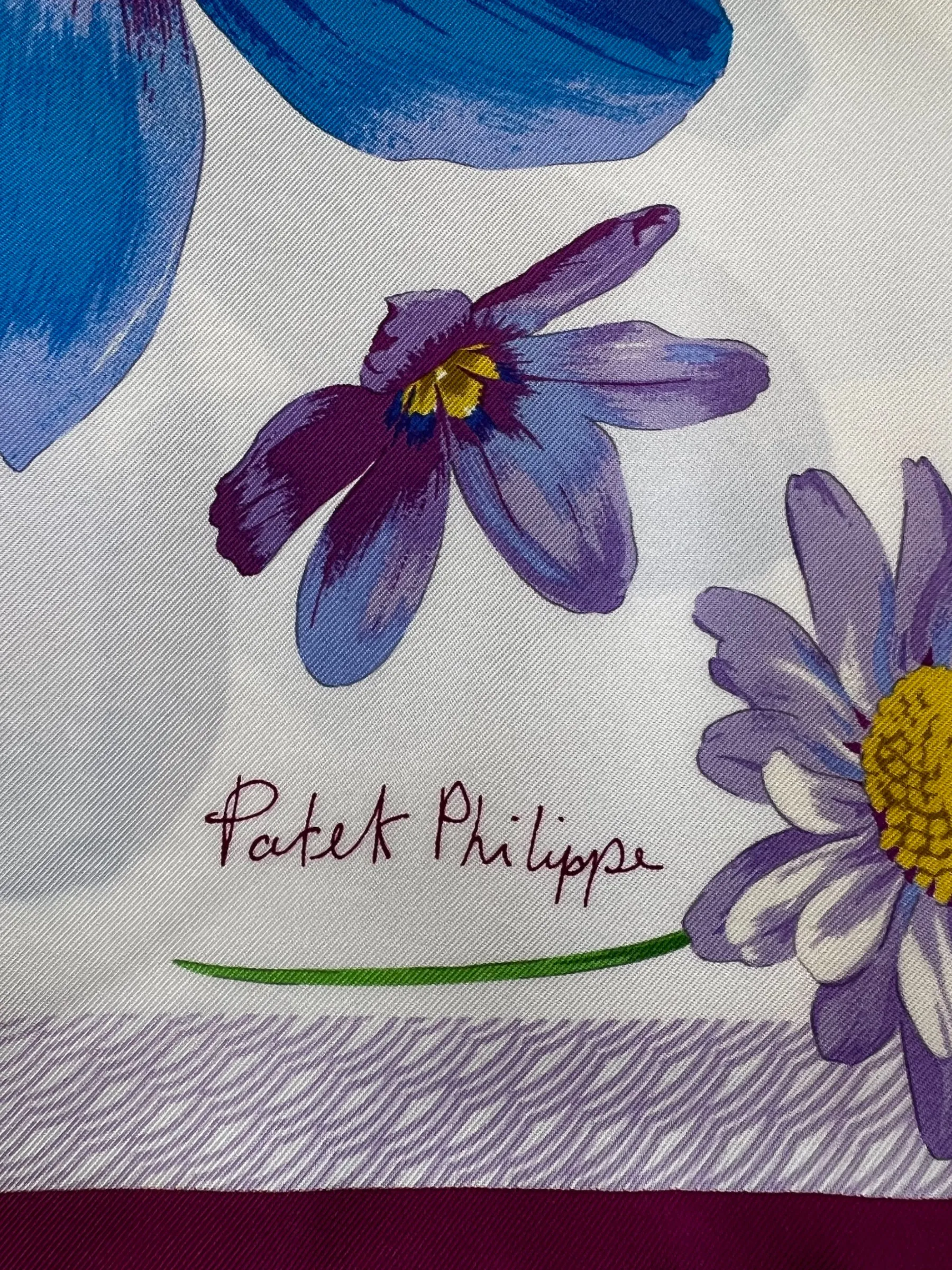 Patek Phillippe Floral Scarf