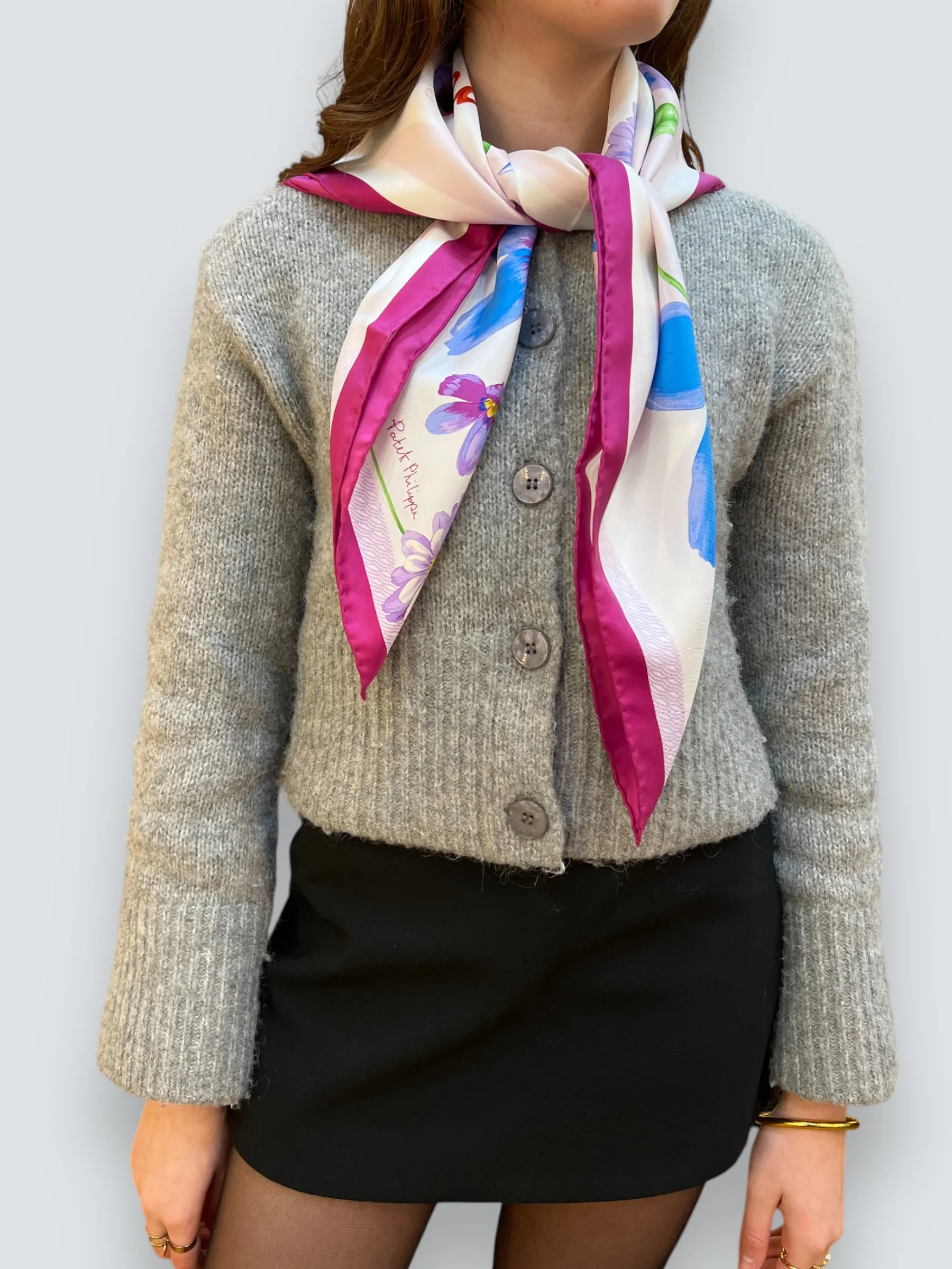 Patek Phillippe Floral Scarf
