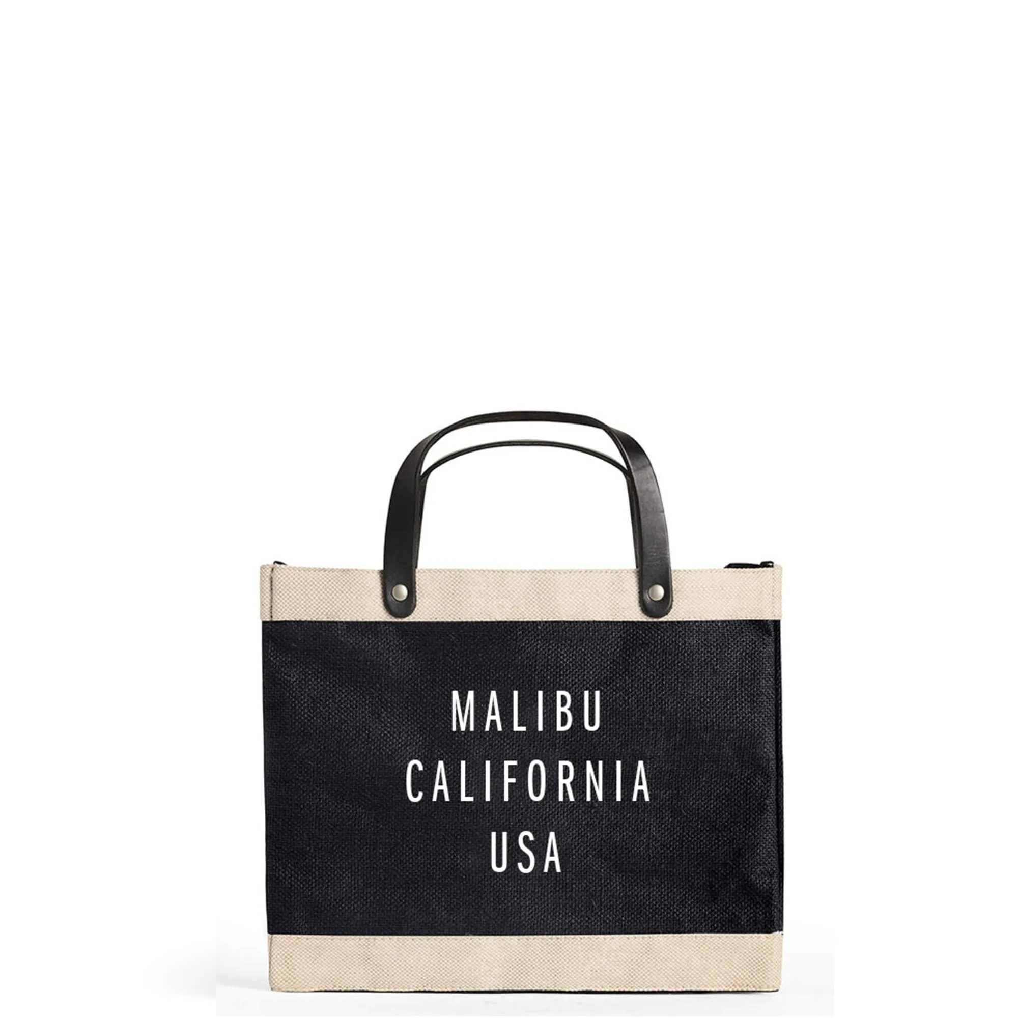 Petite Market Bag in Black for L.A. MALIBU