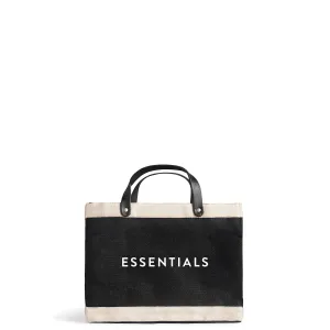 Petite Market Bag in Black with ESSENTIALS