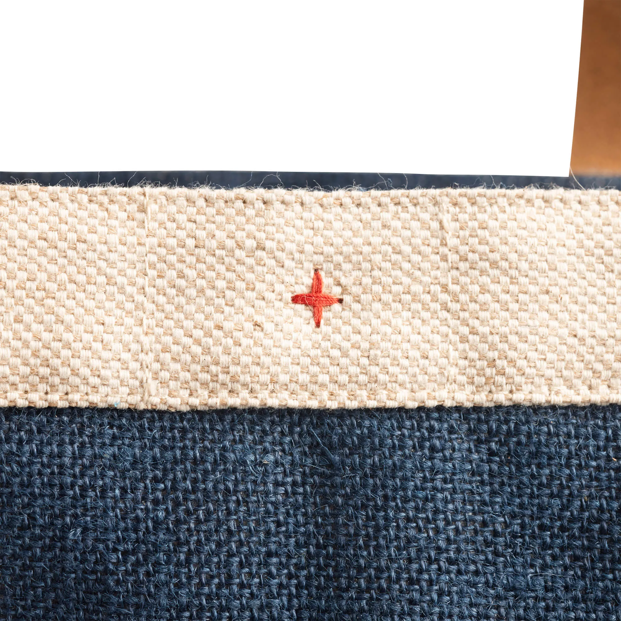 Petite Market Bag in Navy with Gold Foil