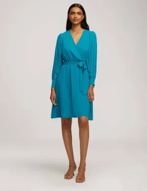 Pleated Sleeve Dress- Sale