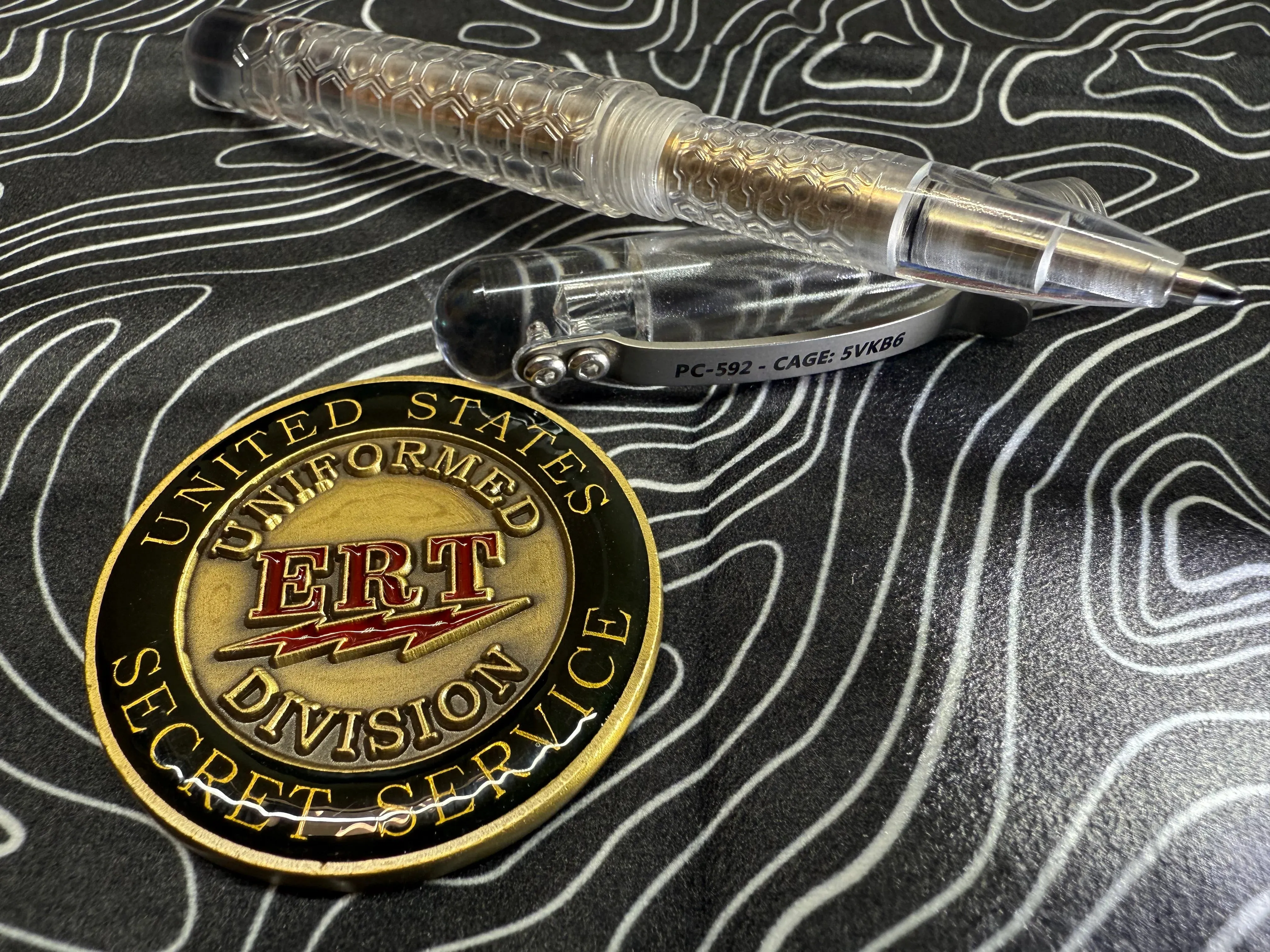 Polycarbonate Embassy Pen ( Vapor Polish Clear Finish )