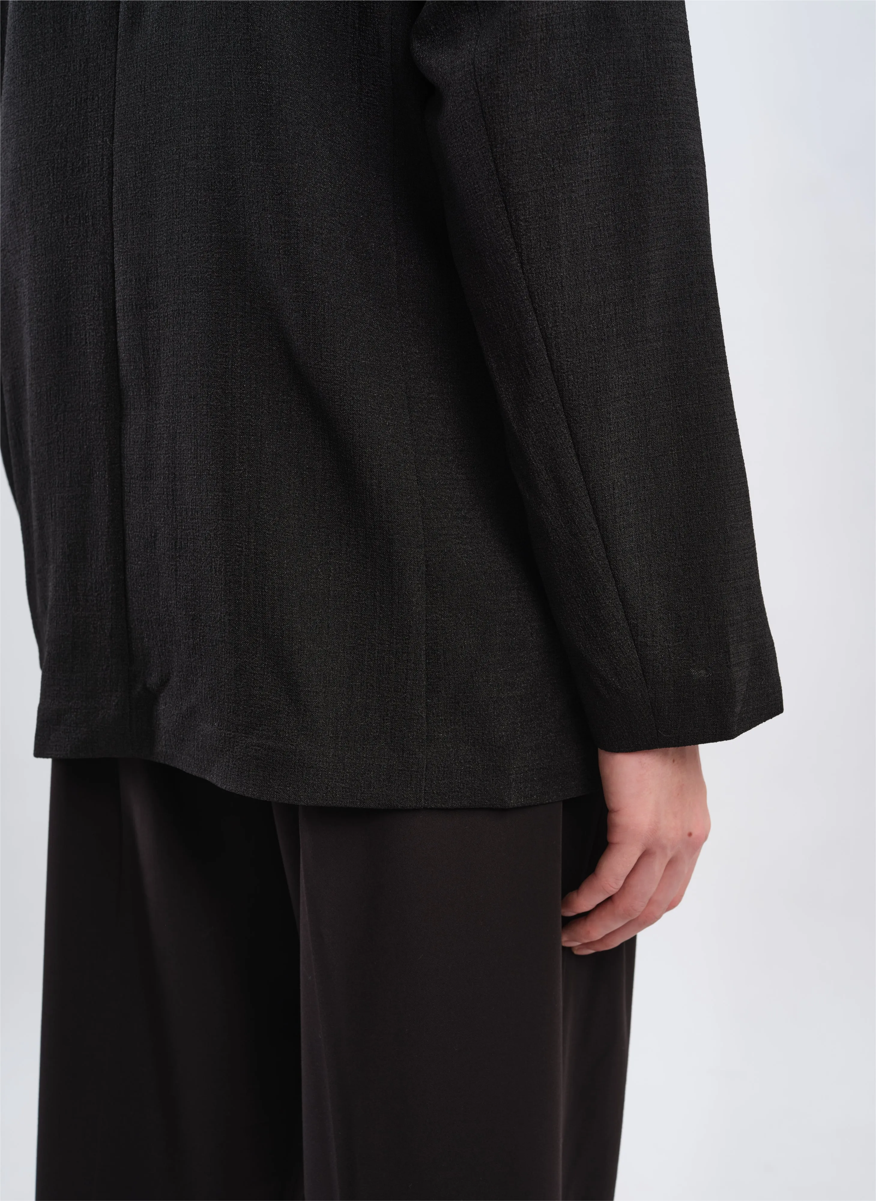 Polyester Soft Single Bresated Blazer