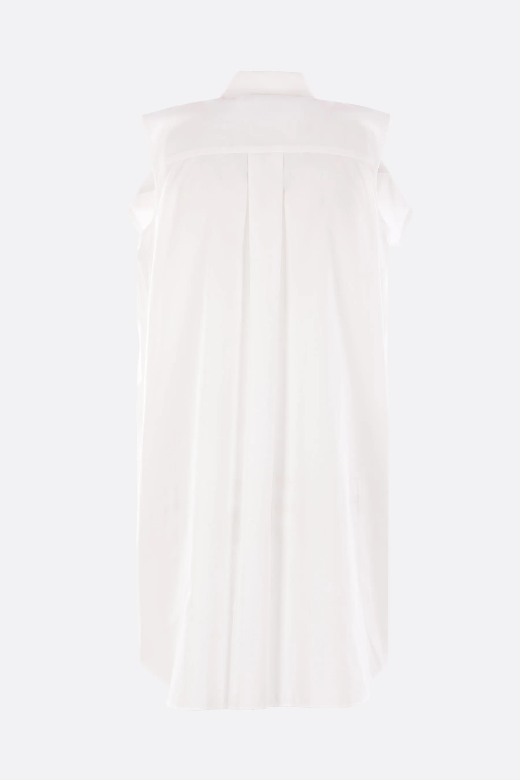 poplin sleeveless dress