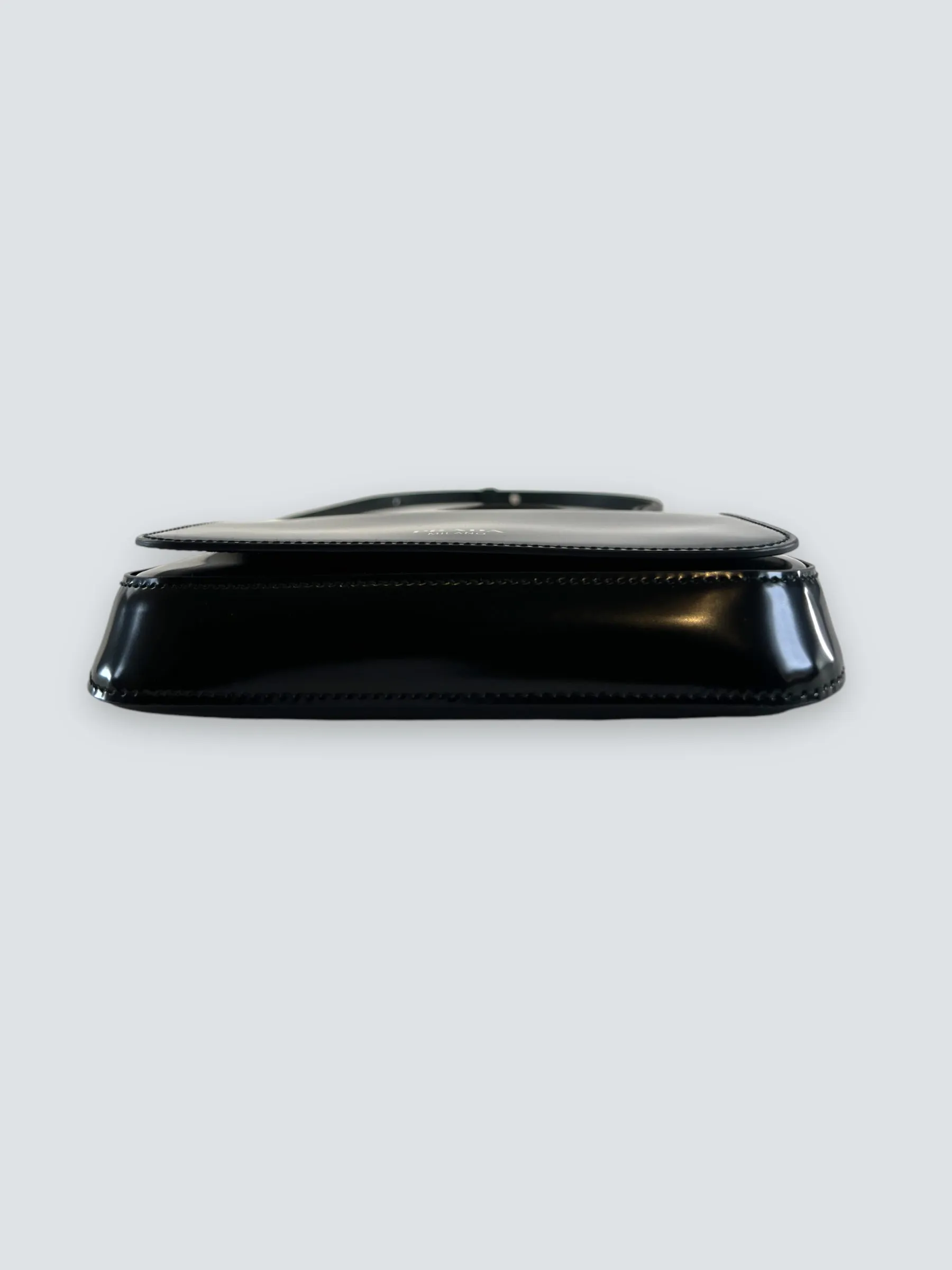 Prada Black Patent Leather Mini Crossbody / Waistbag