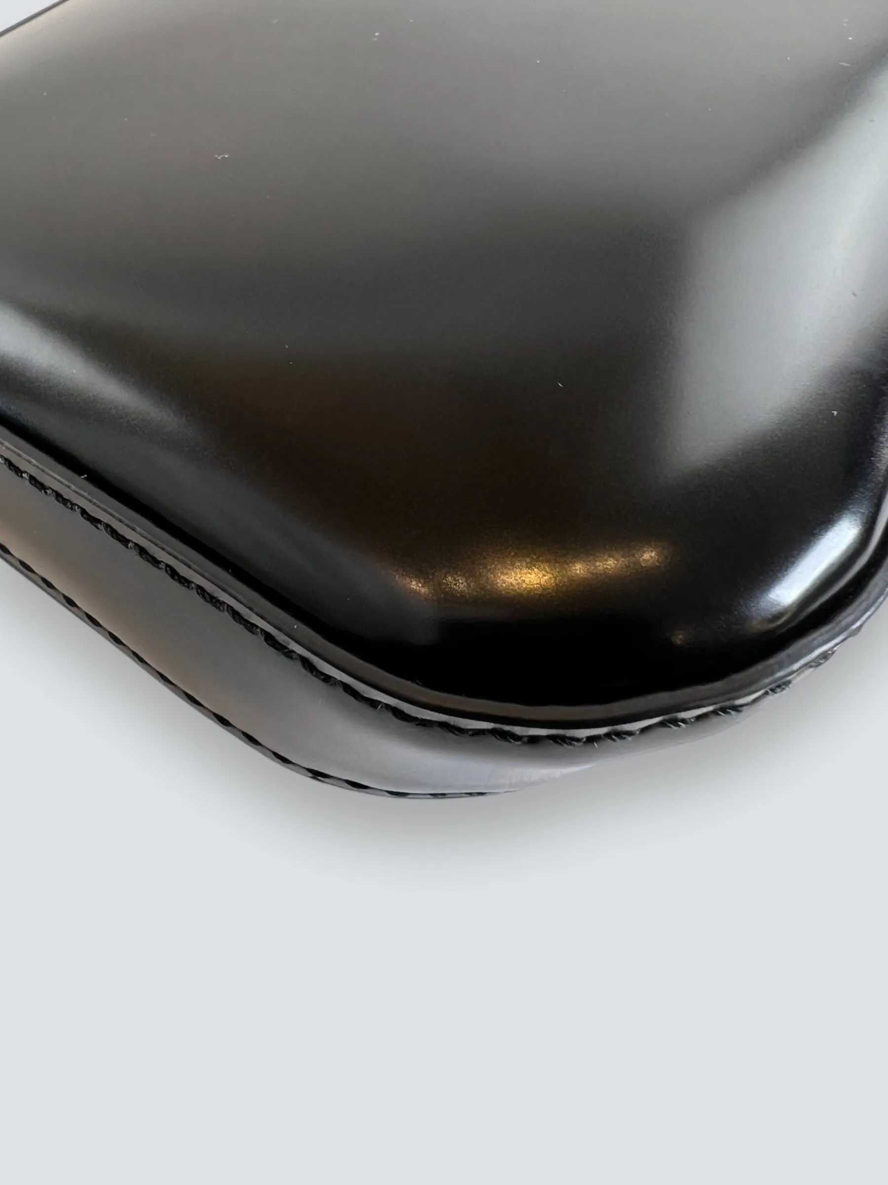 Prada Black Patent Leather Mini Crossbody / Waistbag