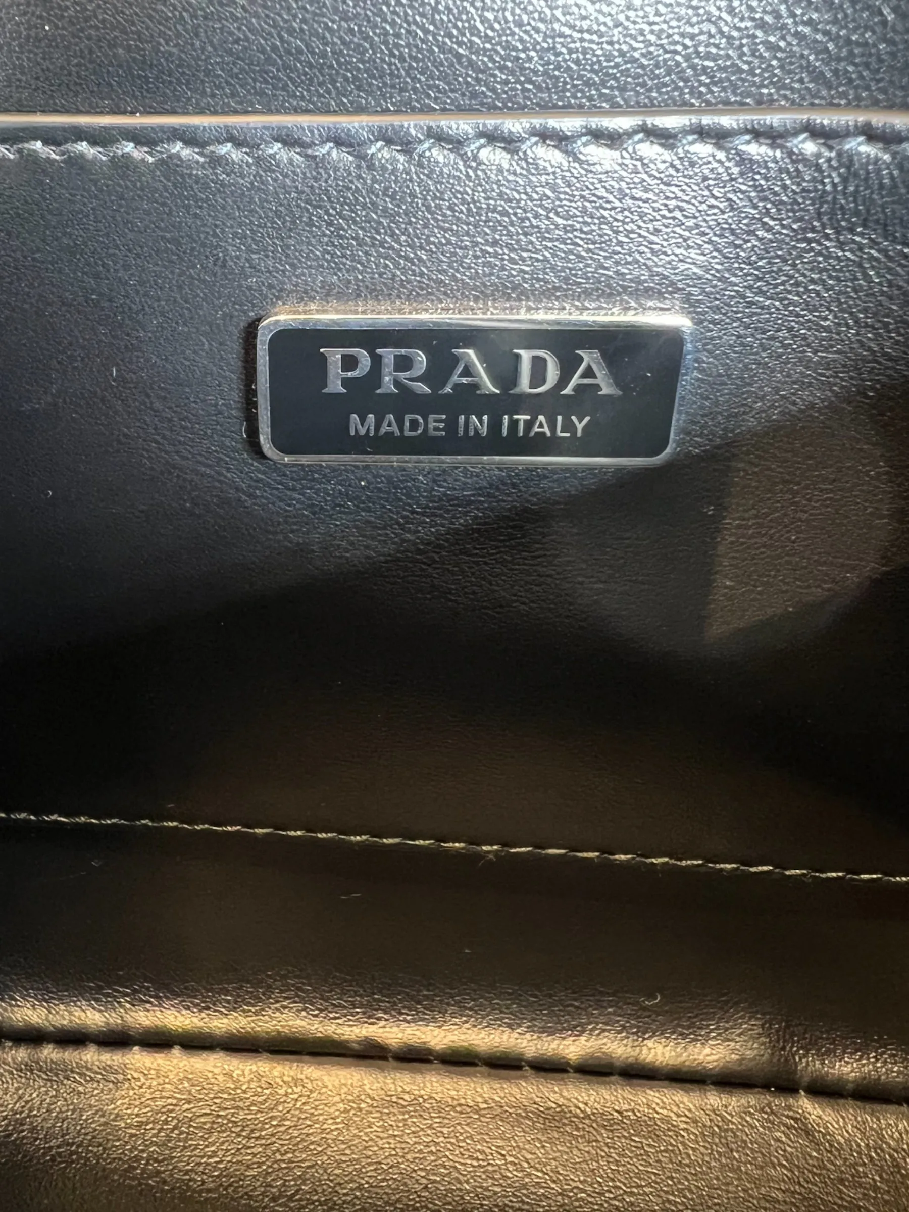 Prada Black Patent Leather Mini Crossbody / Waistbag