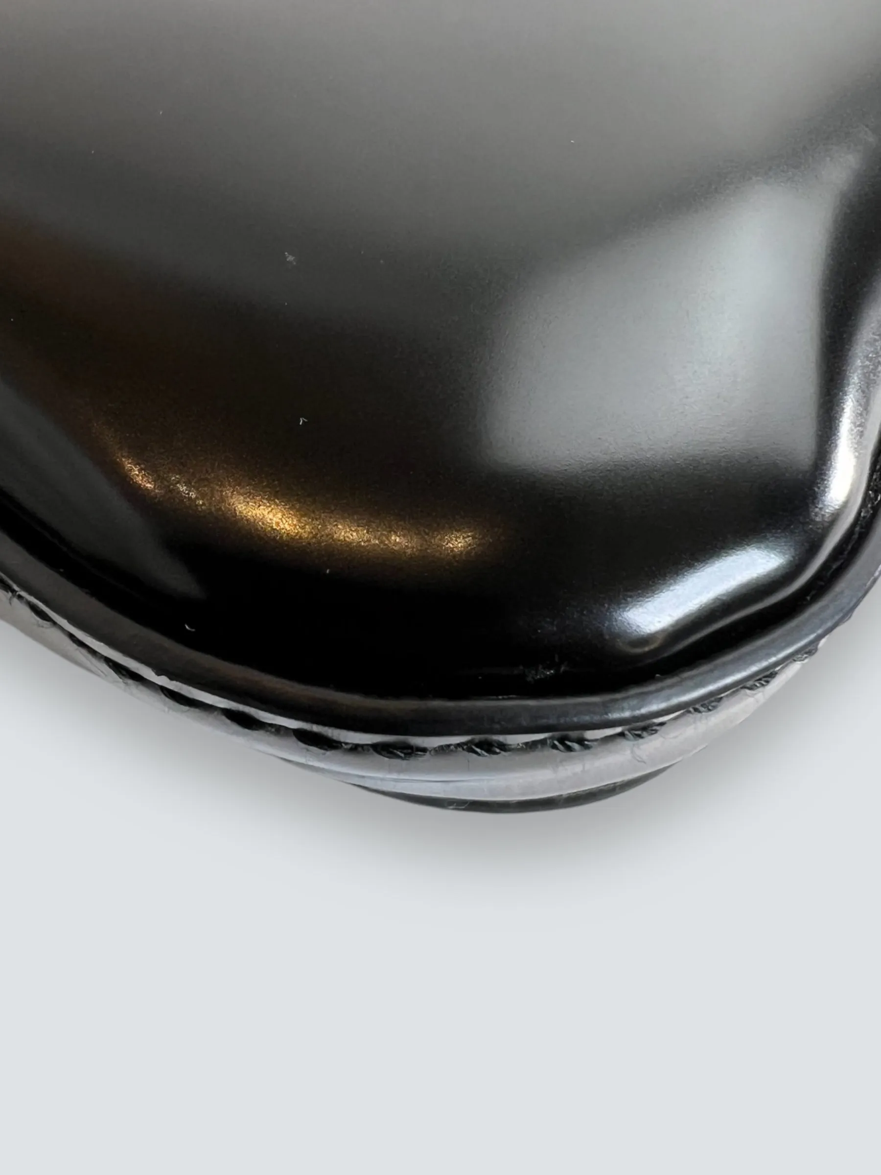 Prada Black Patent Leather Mini Crossbody / Waistbag