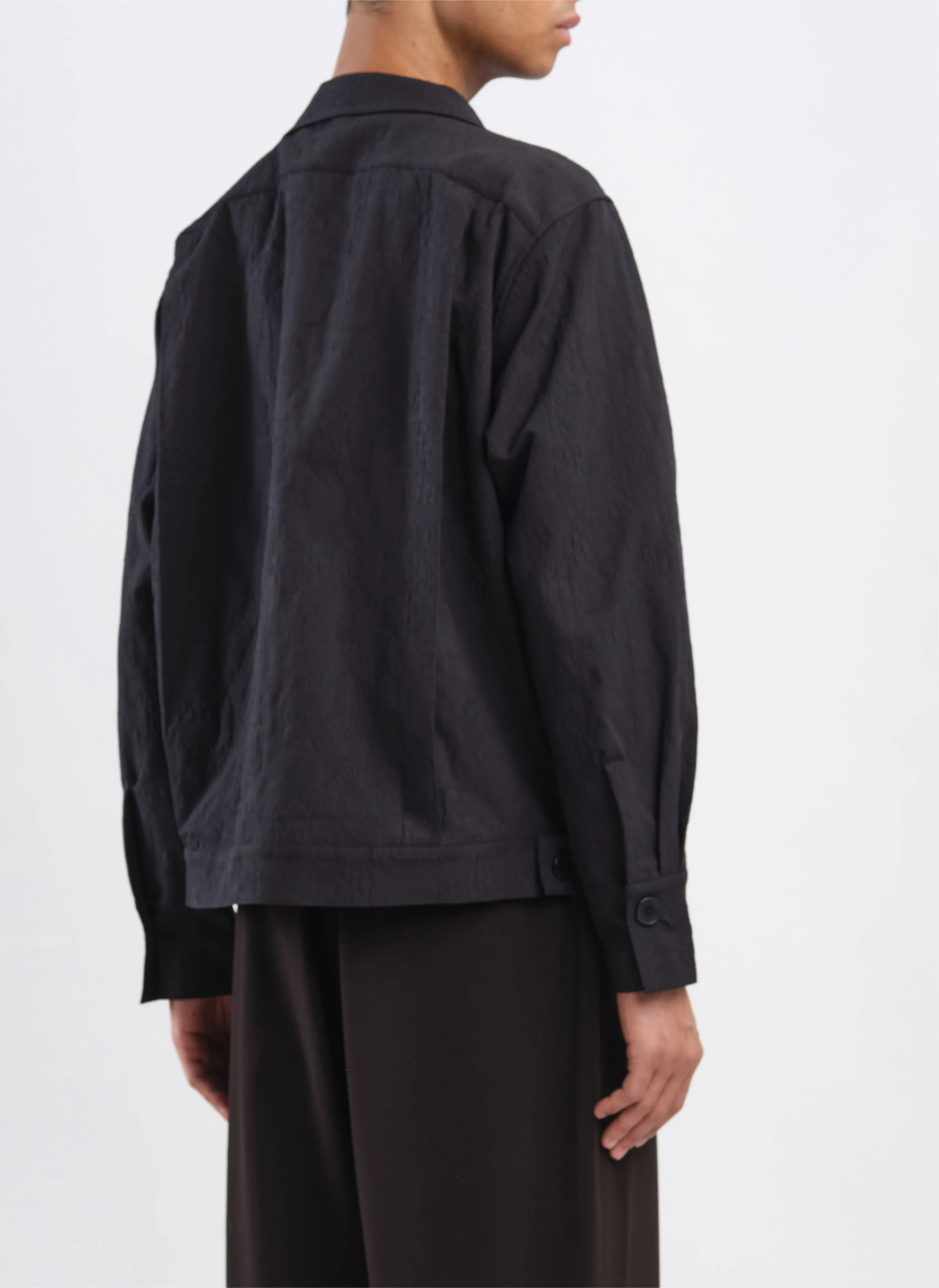 Rayon Polyester Nylon Sapndex Jacquard Soft Shirt Blouson