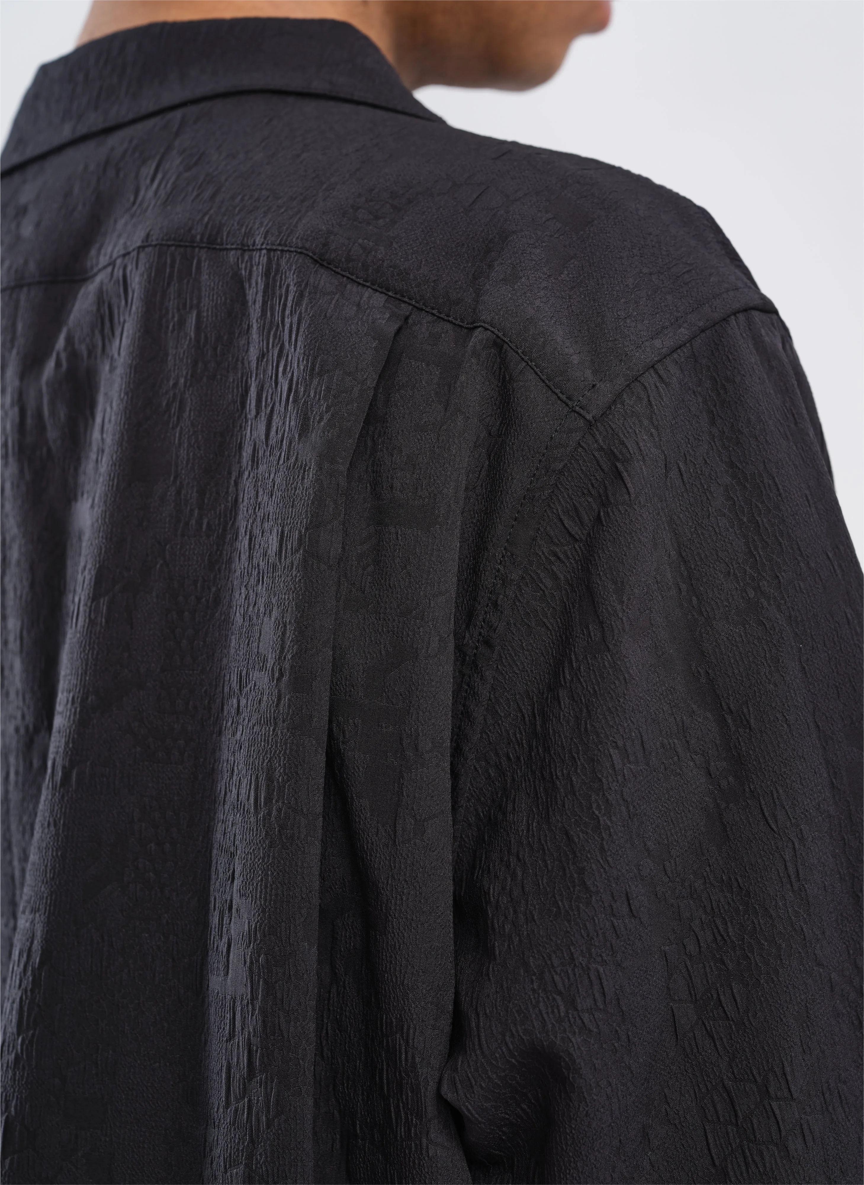 Rayon Polyester Nylon Sapndex Jacquard Soft Shirt Blouson