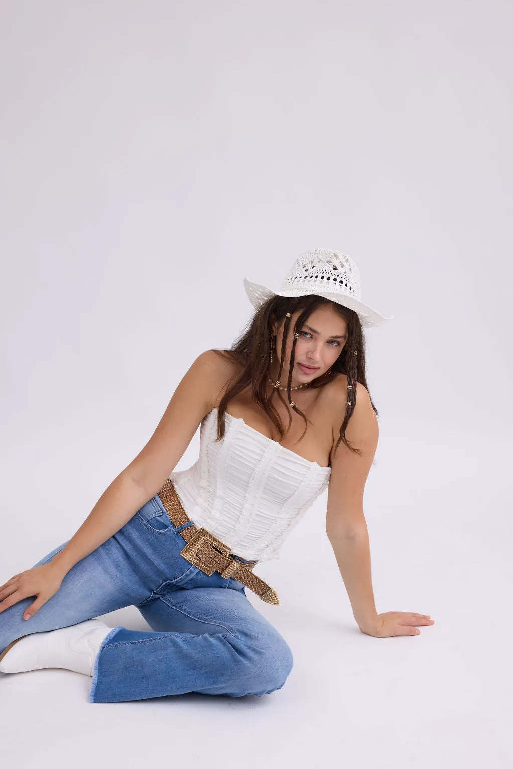 Rhinestone Rebel Statement Belt