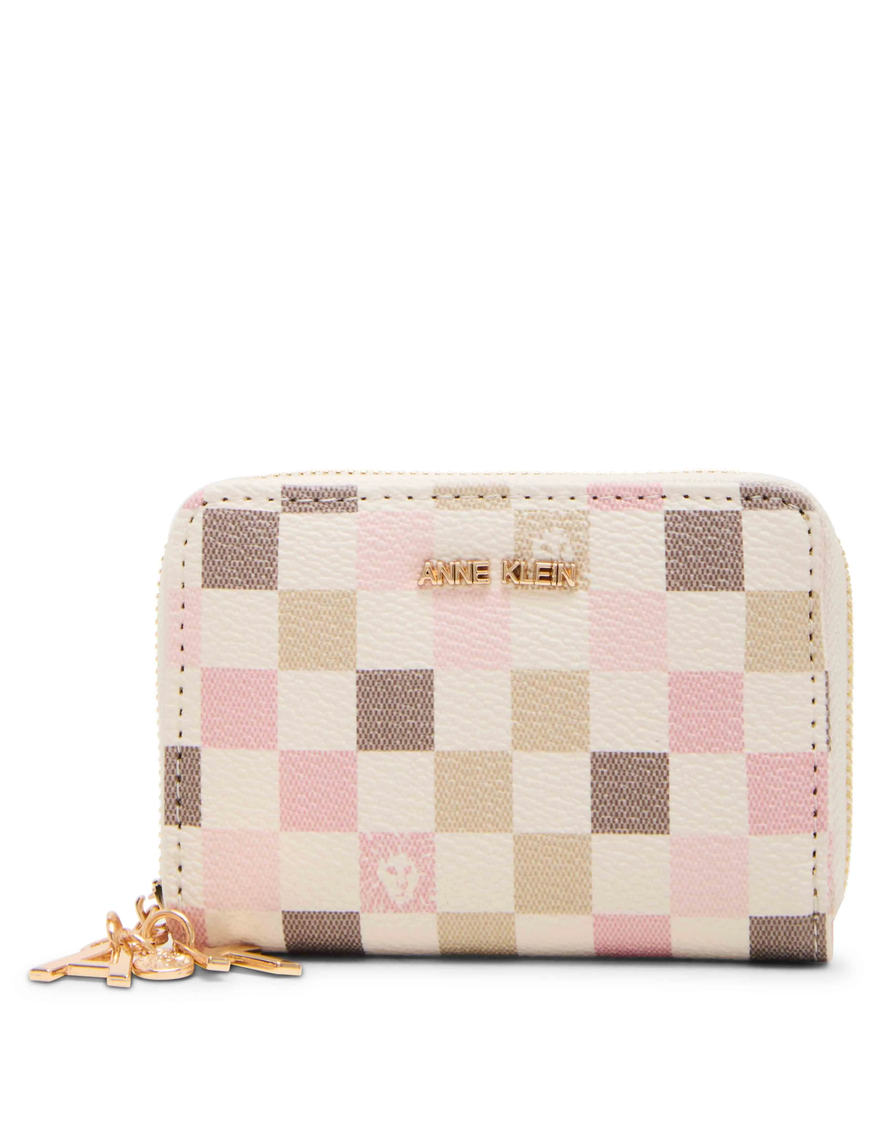 Small Zip Around Logo Wallet