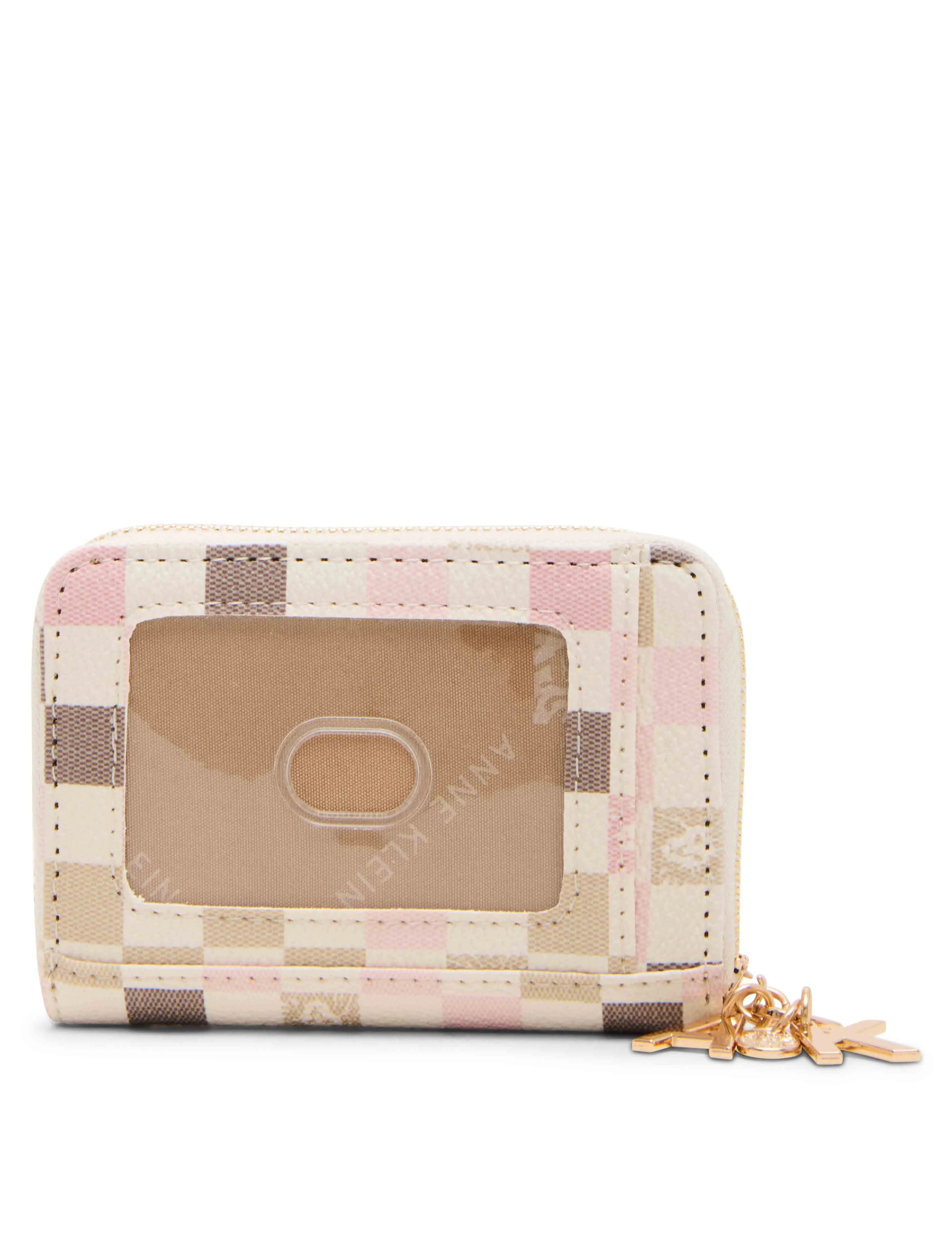 Small Zip Around Logo Wallet