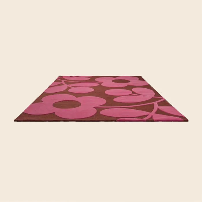 Sprig Stem Rug - Paprika