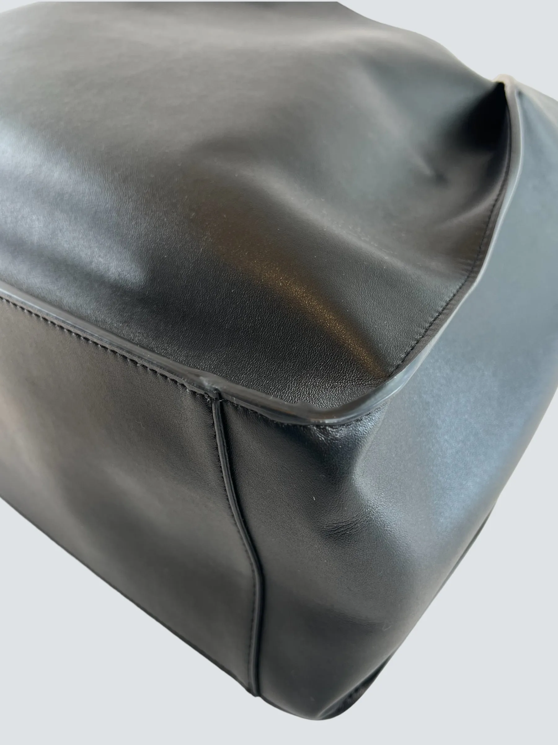 Stella McCartney Faux Leather Black Tote Handbag