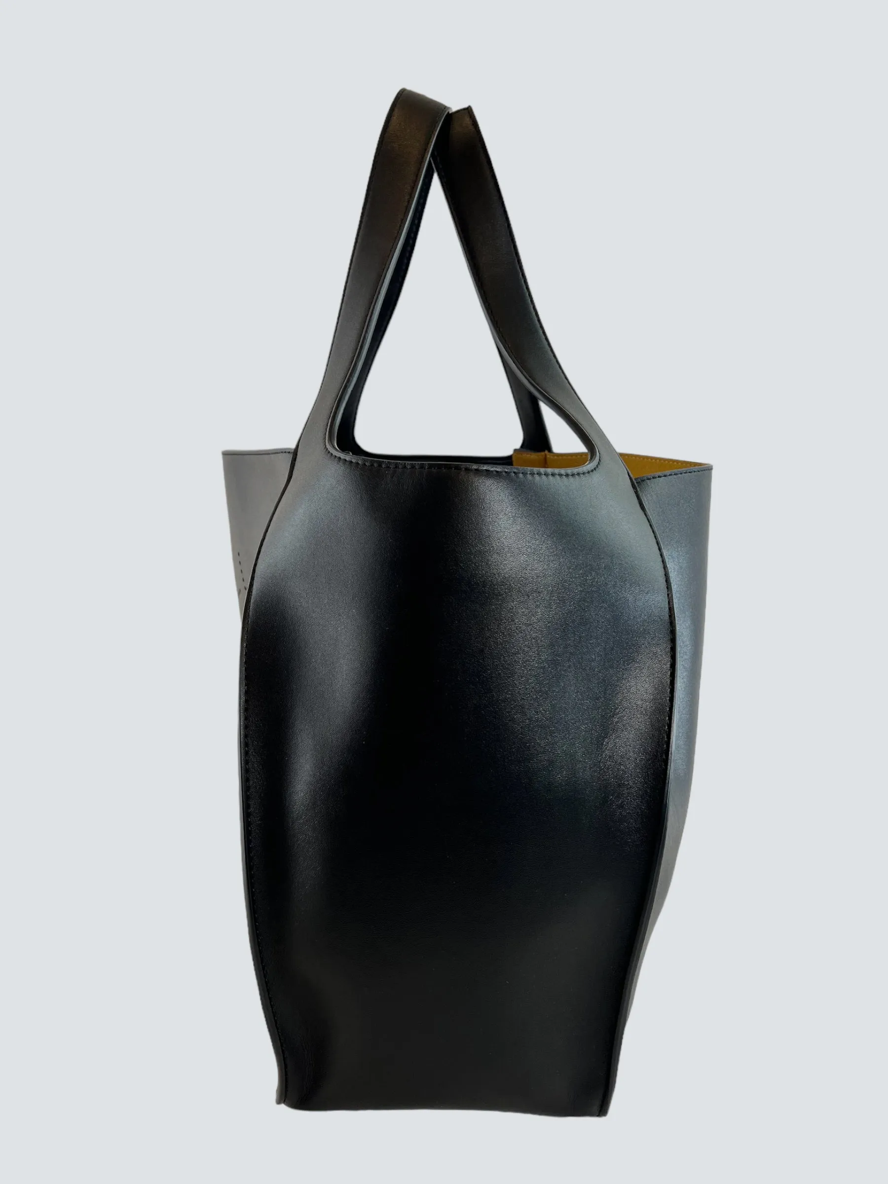 Stella McCartney Faux Leather Black Tote Handbag