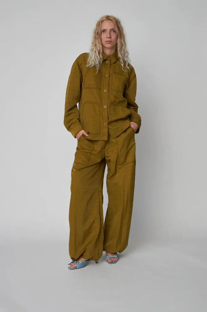 Stella Nova Olive Workwear Shirt Jacket