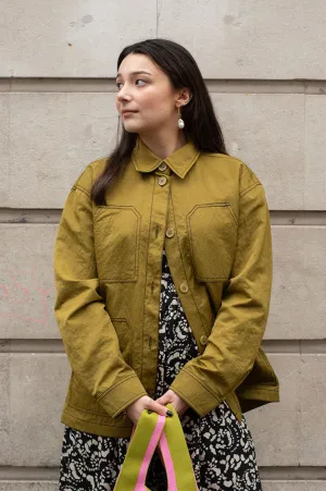 Stella Nova Olive Workwear Shirt Jacket