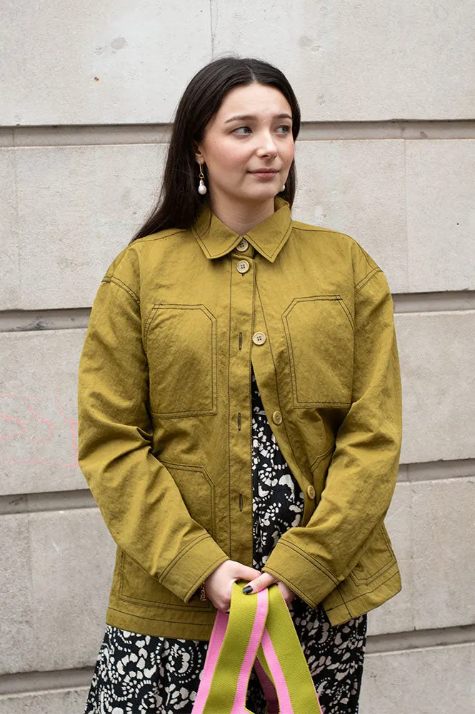 Stella Nova Olive Workwear Shirt Jacket