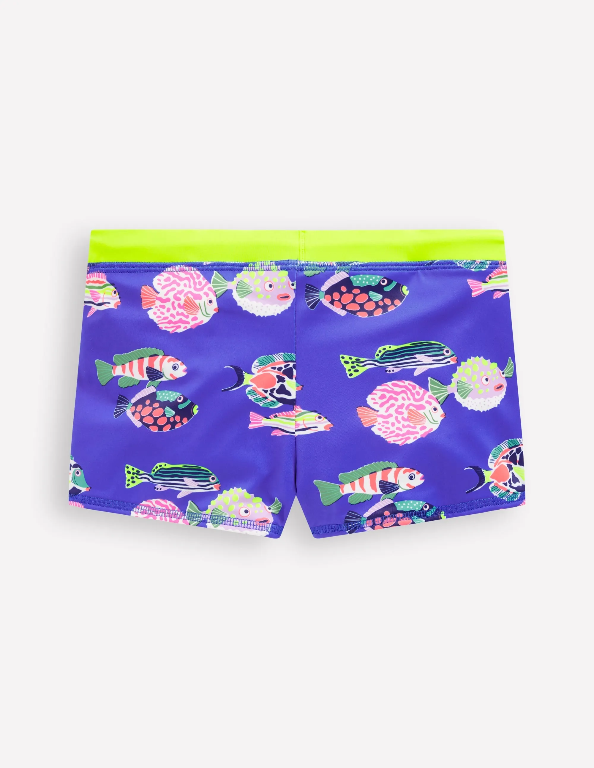 Swim Trunks-Blue Heron Fish
