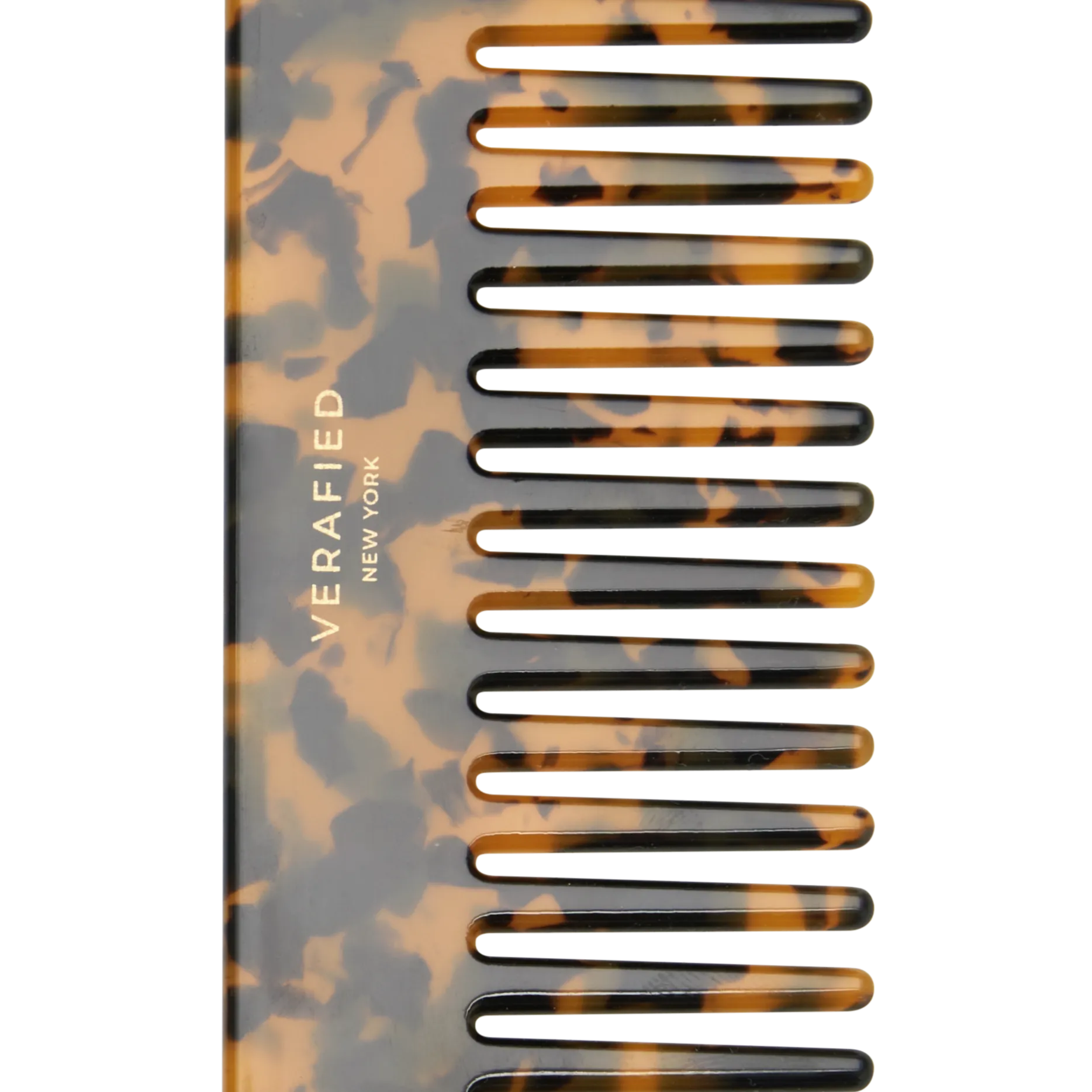 Tan Hair Comb with Case