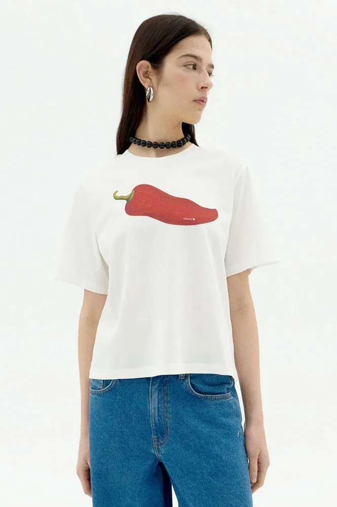 Thinking Mu Lucia Chilli Tee