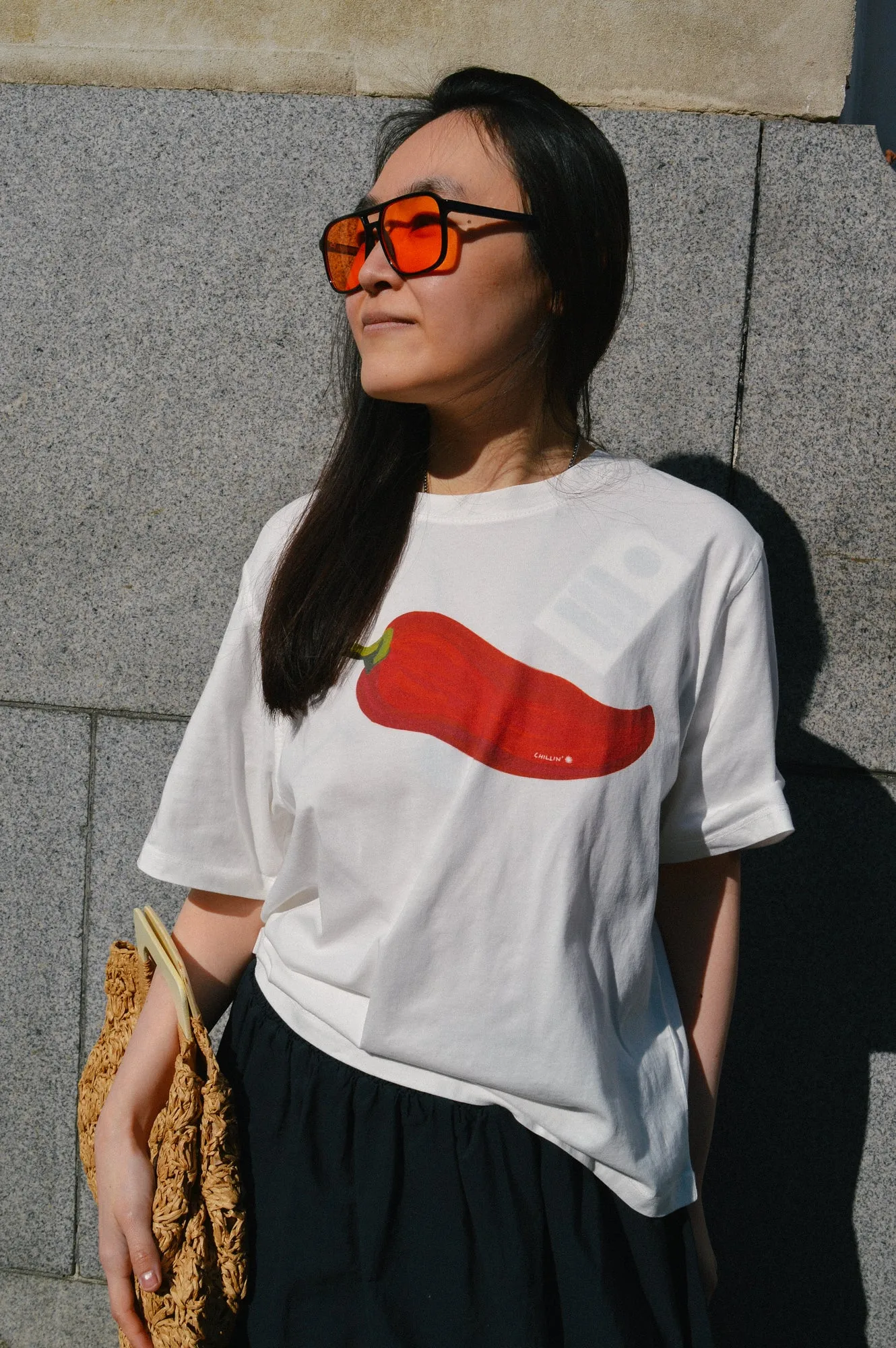 Thinking Mu Lucia Chilli Tee