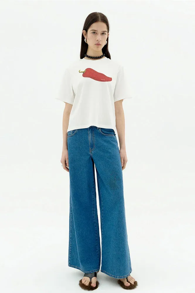 Thinking Mu Lucia Chilli Tee