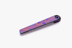 Titanium Damascus Clip