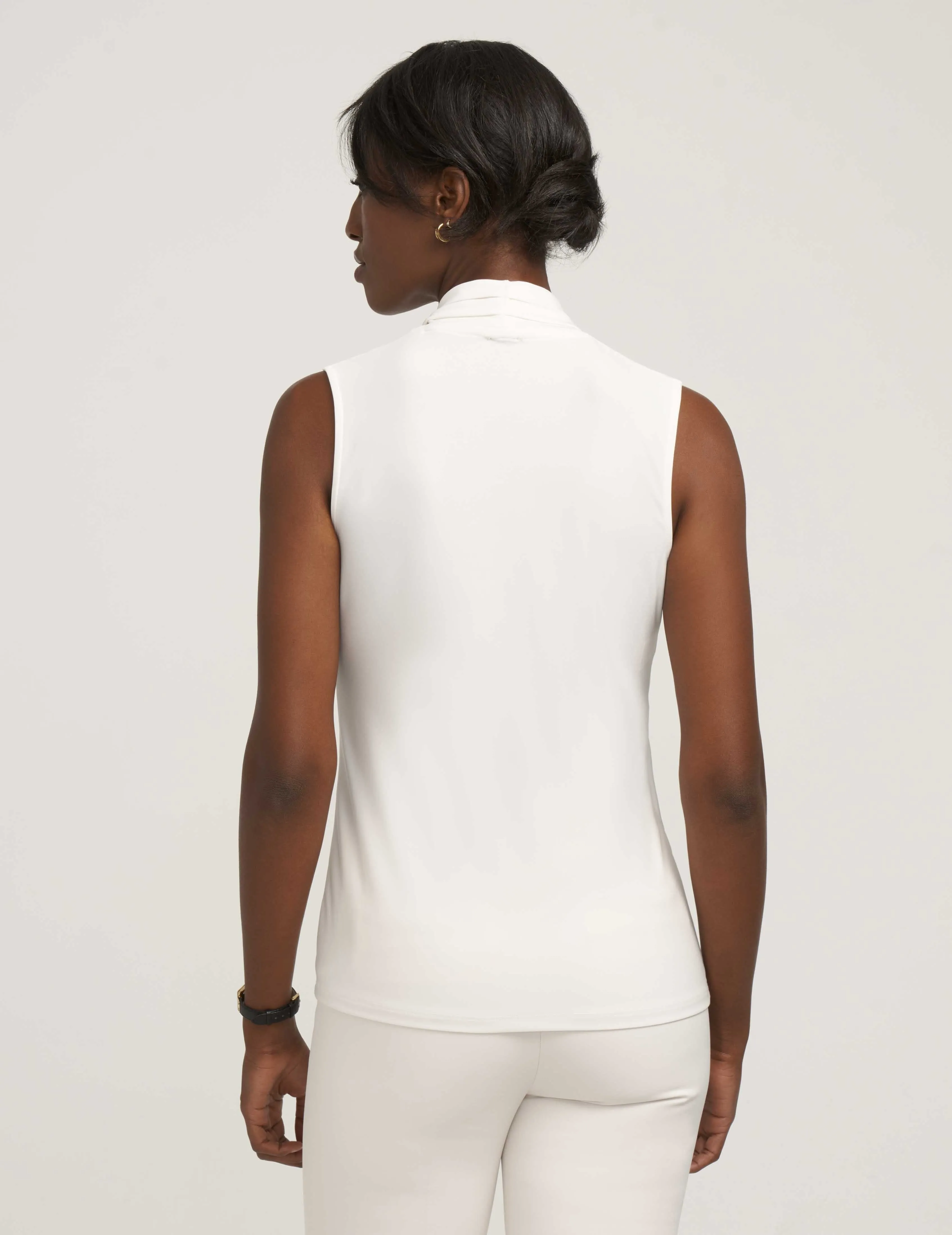 V-Neck Triple Pleat Top- Sale